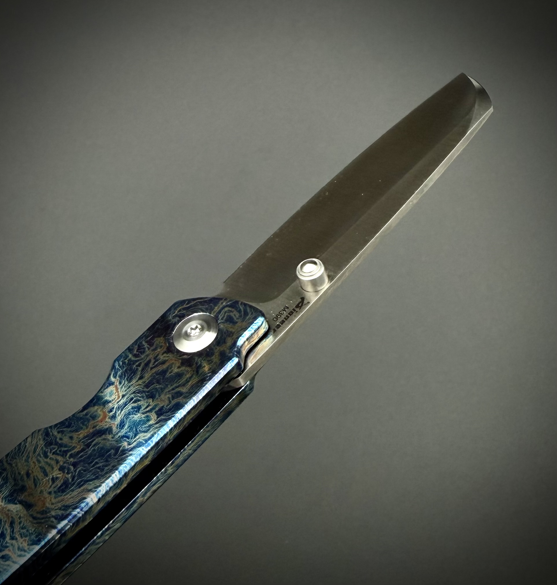 Складной нож Ghost Electric Blue Pioneer EDC