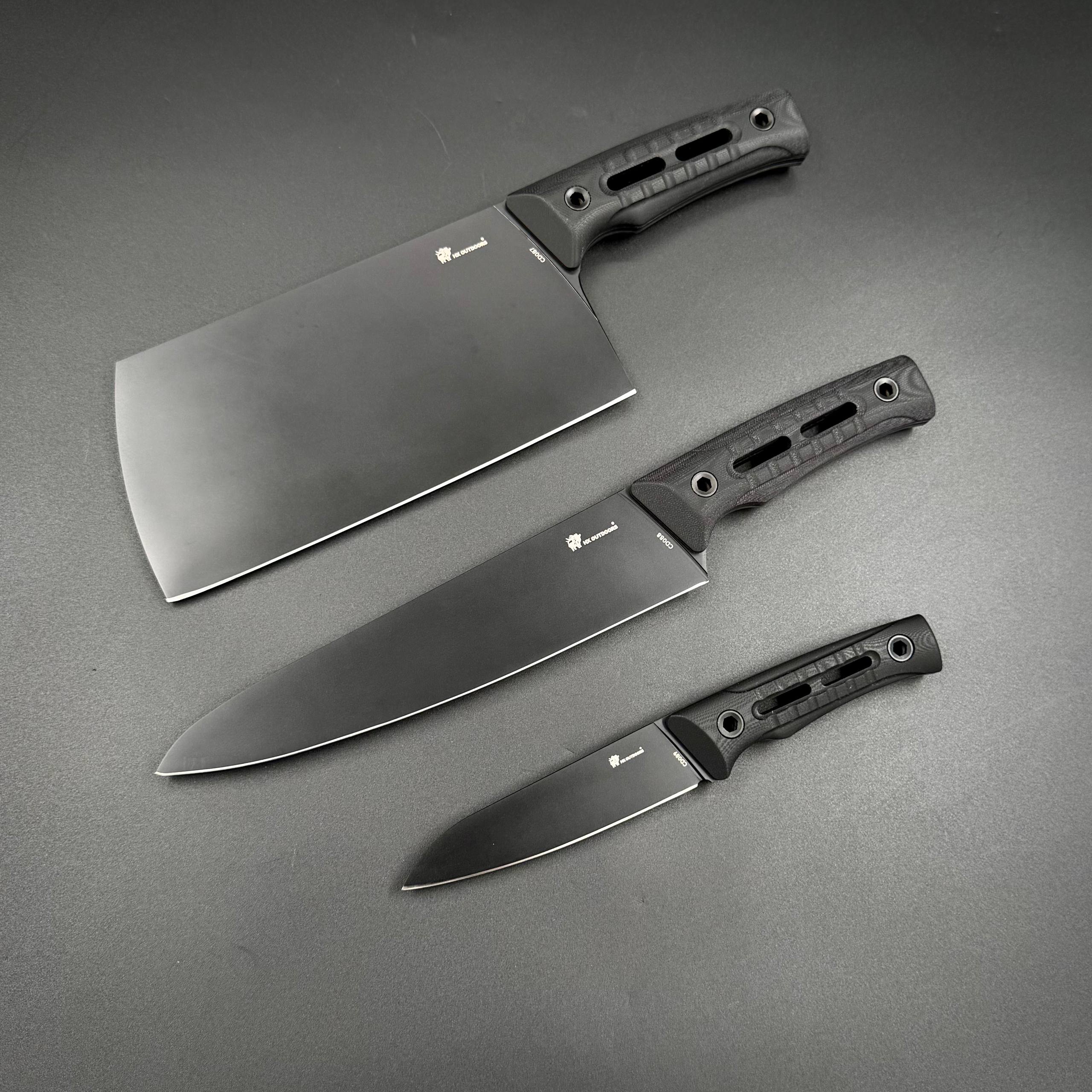Набор поварских ножей ROCK KITCHEN KNIVES DC53 HX OUTDOORS