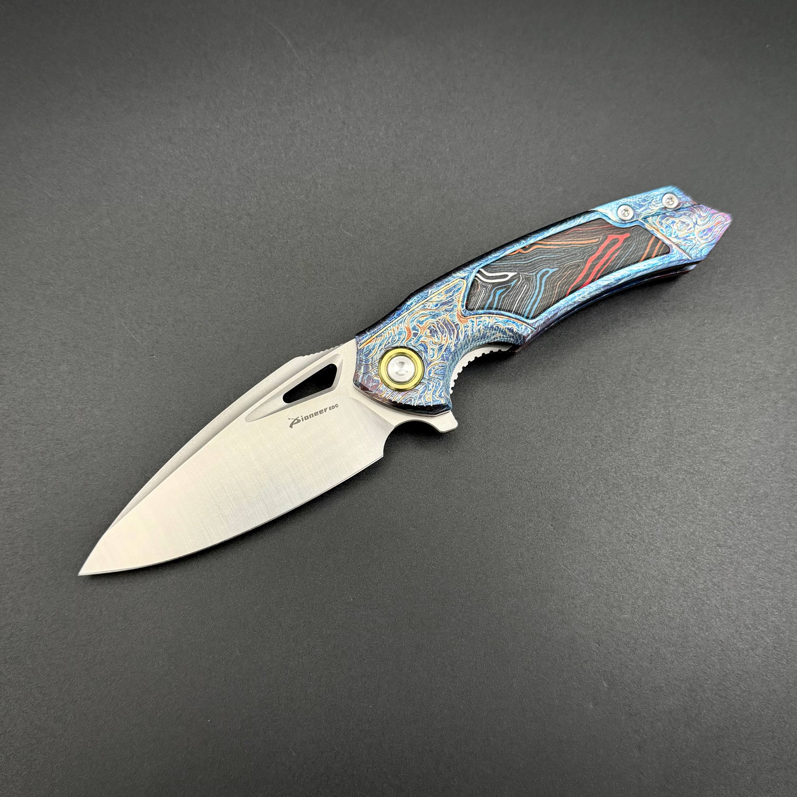 Складной нож Zakaris G-Mascus Electric Dark Pioneer EDC