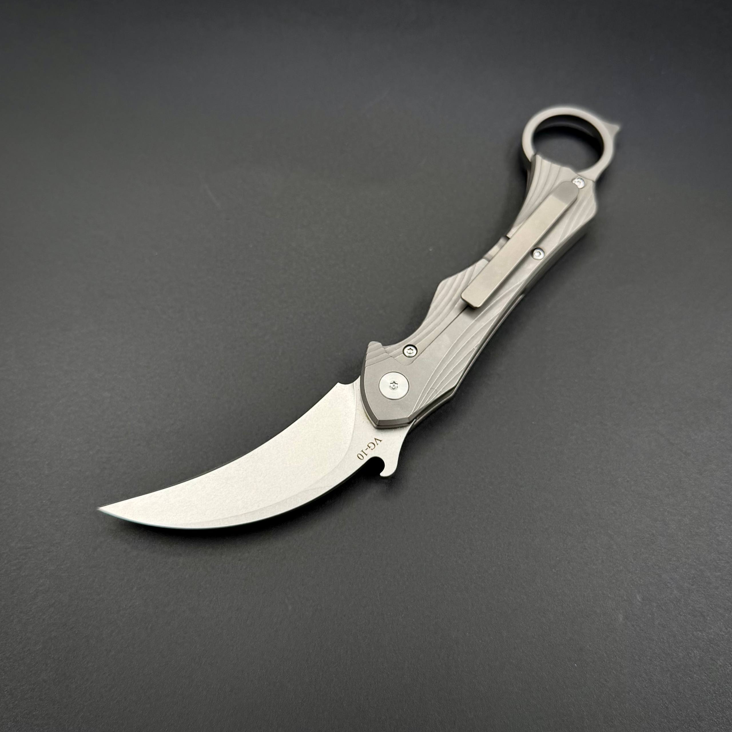 Складной нож керамбит Urban Talon Titanium SW Alpha Miu
