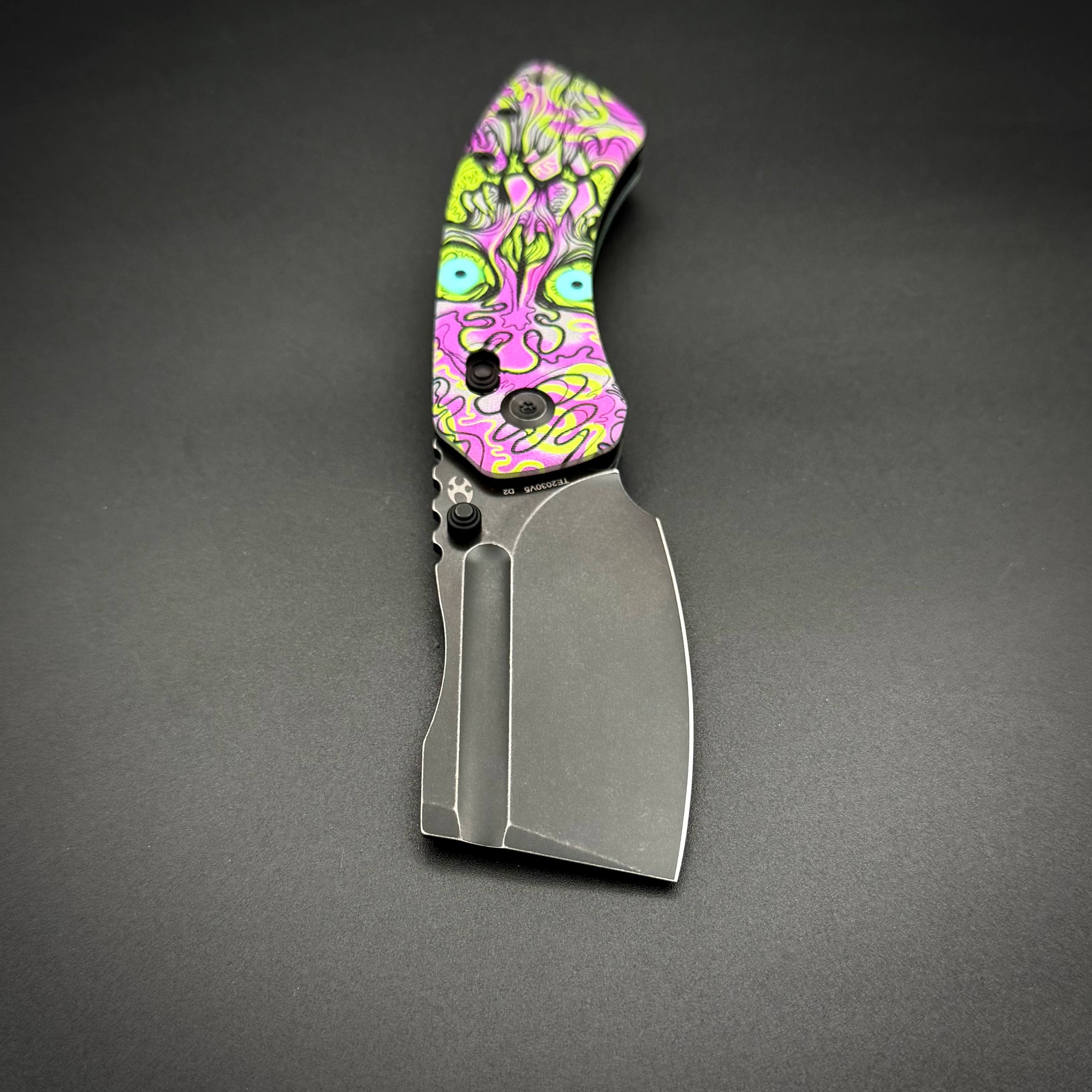 Korvid V Kansept Blackwash, Jade G10 Purple Undead Print