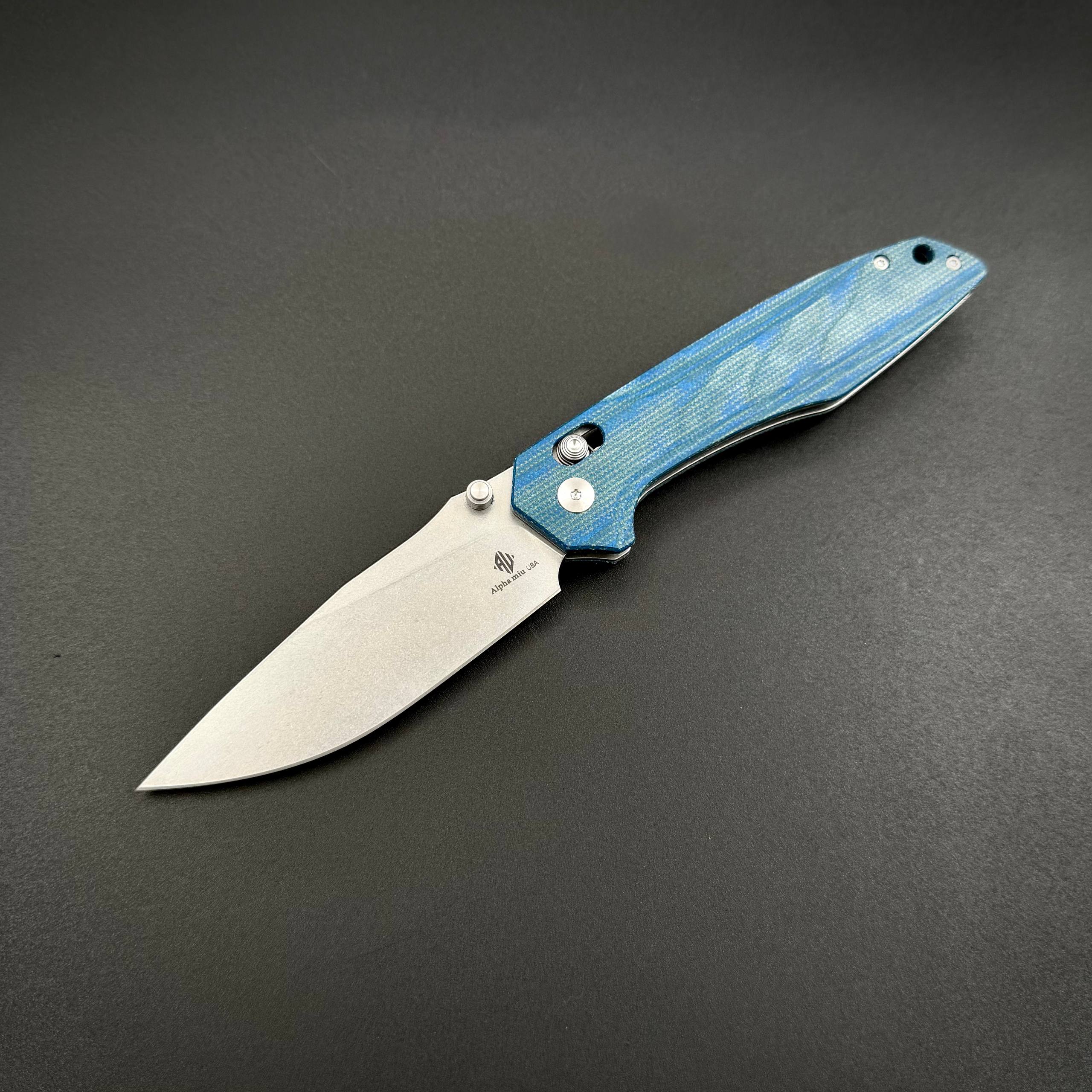 Складной нож Avionyx-C1 n690co G10 Blue Alpha Miu