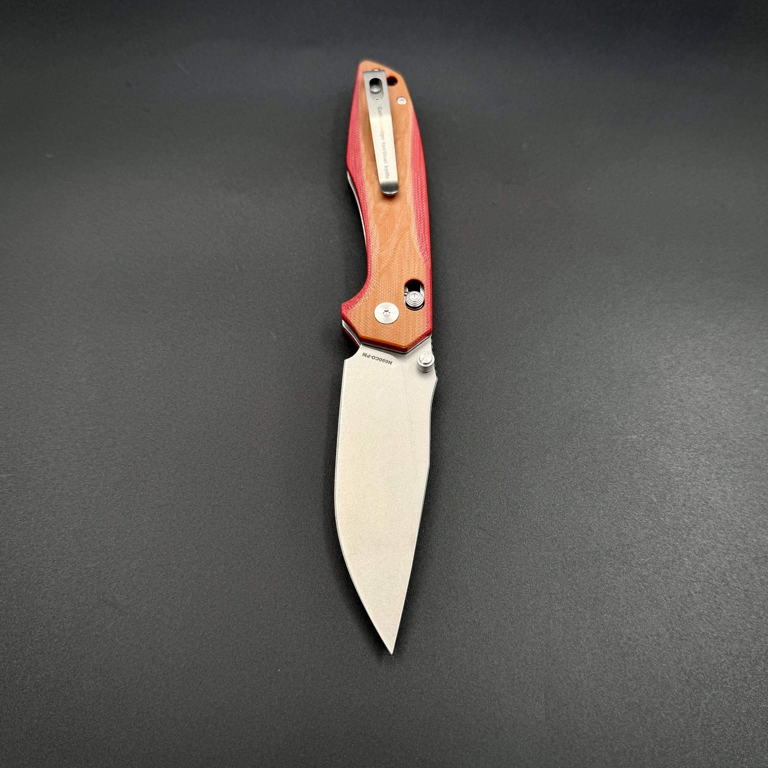 Складной нож Avionyx-C1 n690co G10 Brown Red Alpha Miu