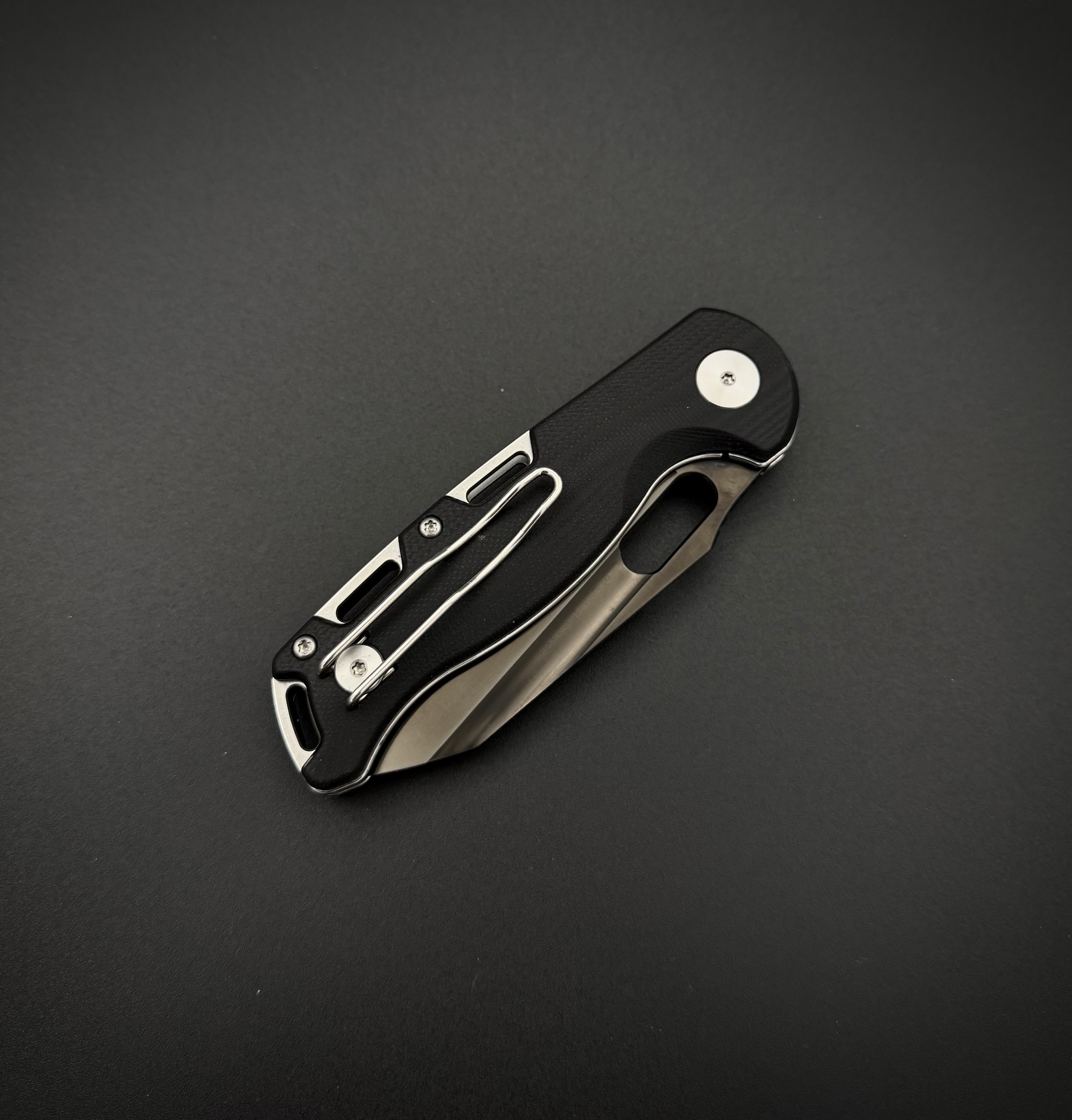 Складной нож BF009 Boone Forge Black