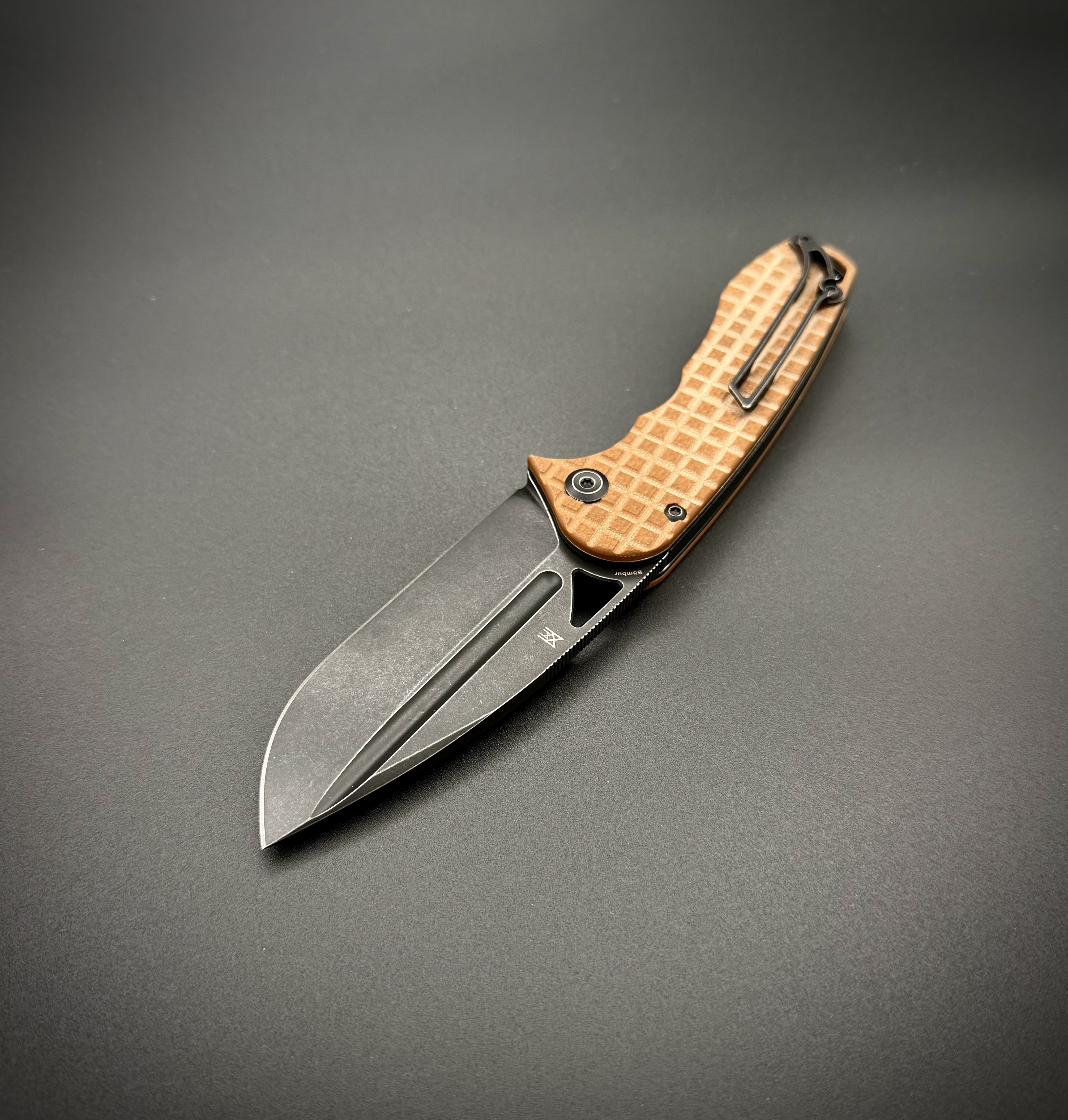 Складной нож Tenable Bombur g10 Black