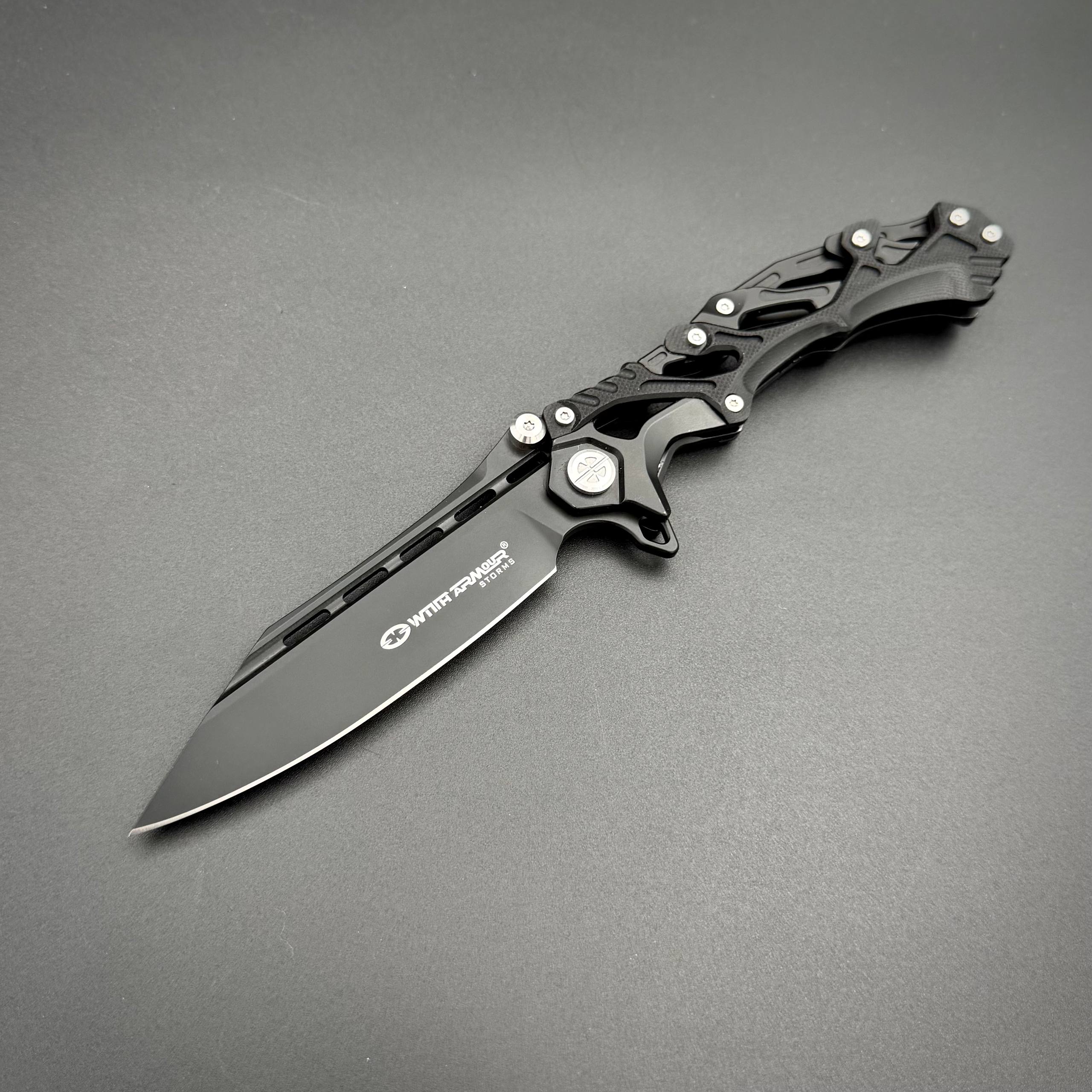 Складной нож WithArmour Alien Black Aus-8 BK