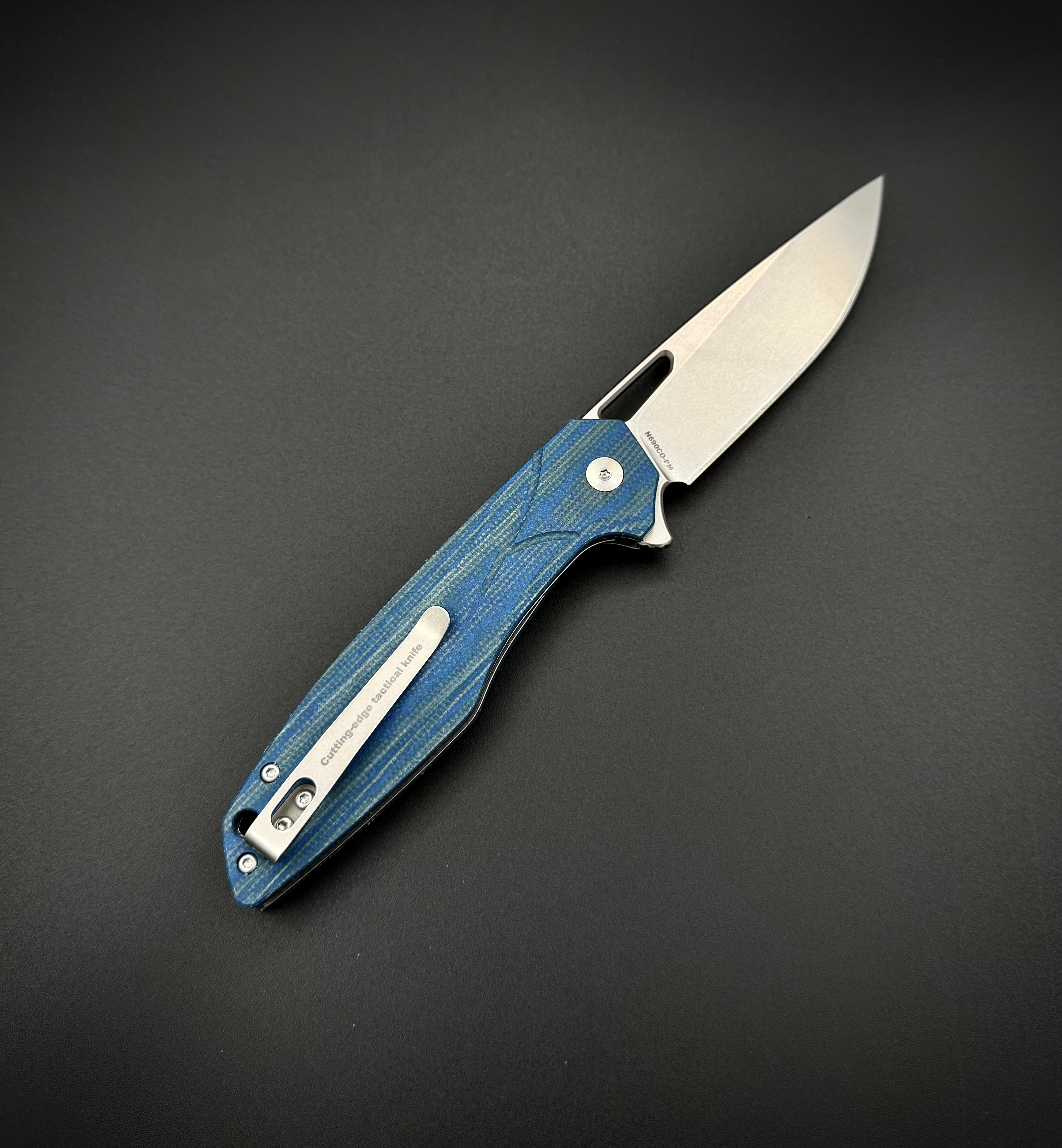 Складной нож Void n690co G10 Blue Alpha Miu
