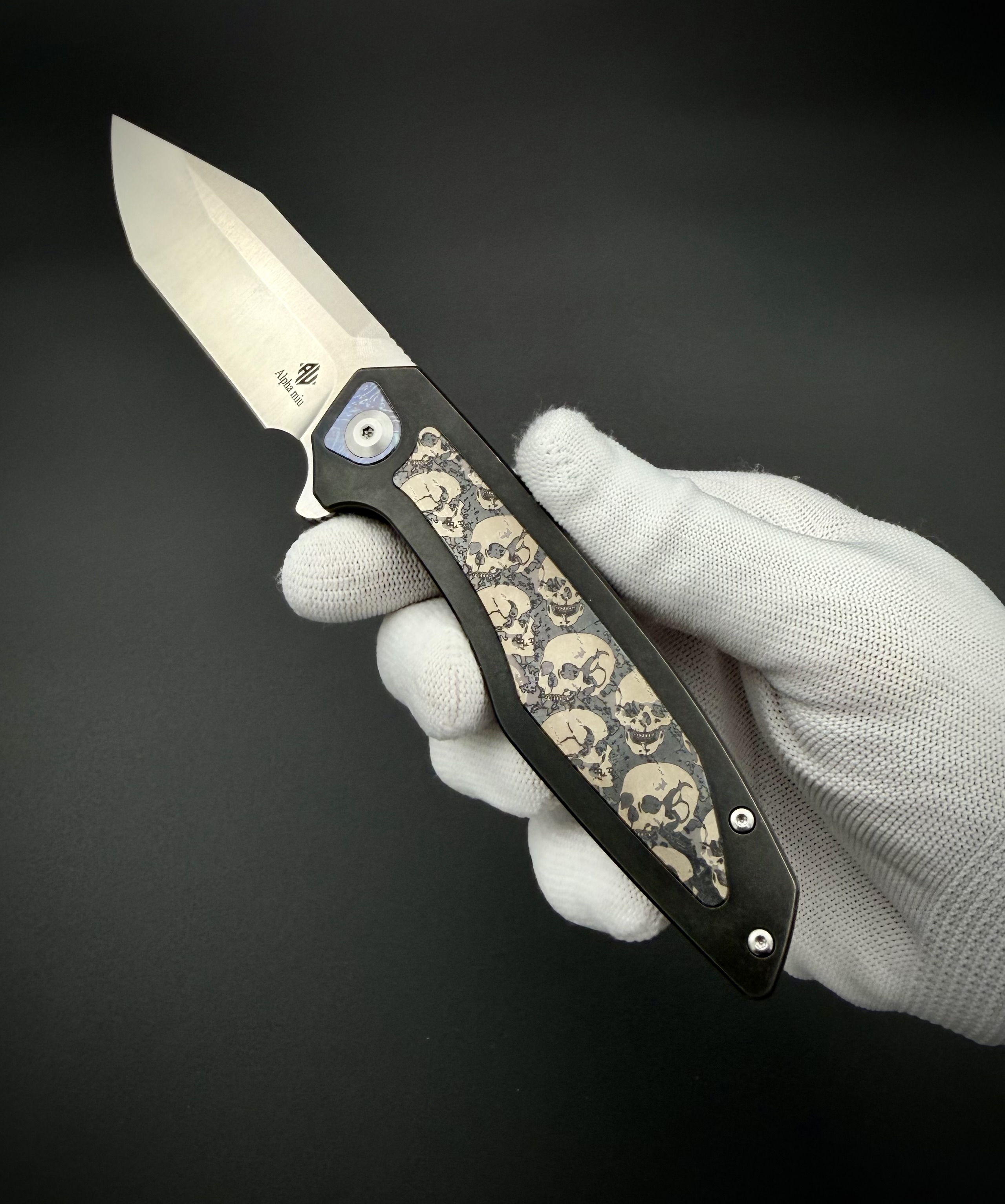 Складой нож Night Ghost Bowie Alpha Miu