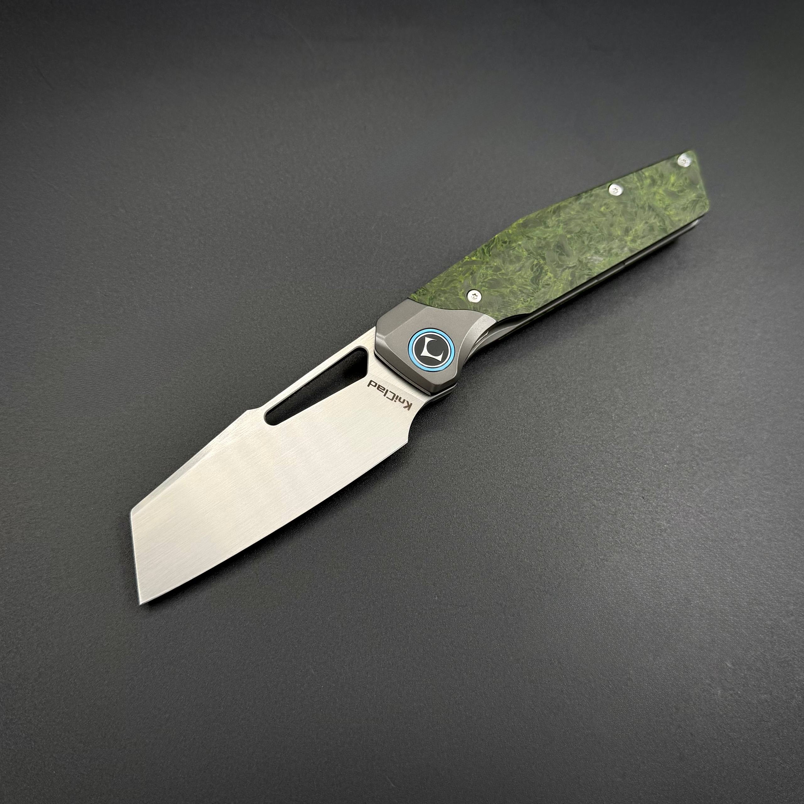 Складной нож Kniclad LYRIN M390 Titanium Alloy Green