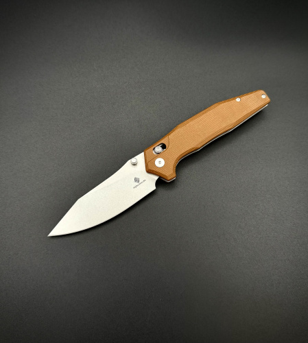 Складной нож AFG Tactical Brown g10 Alpha Miu