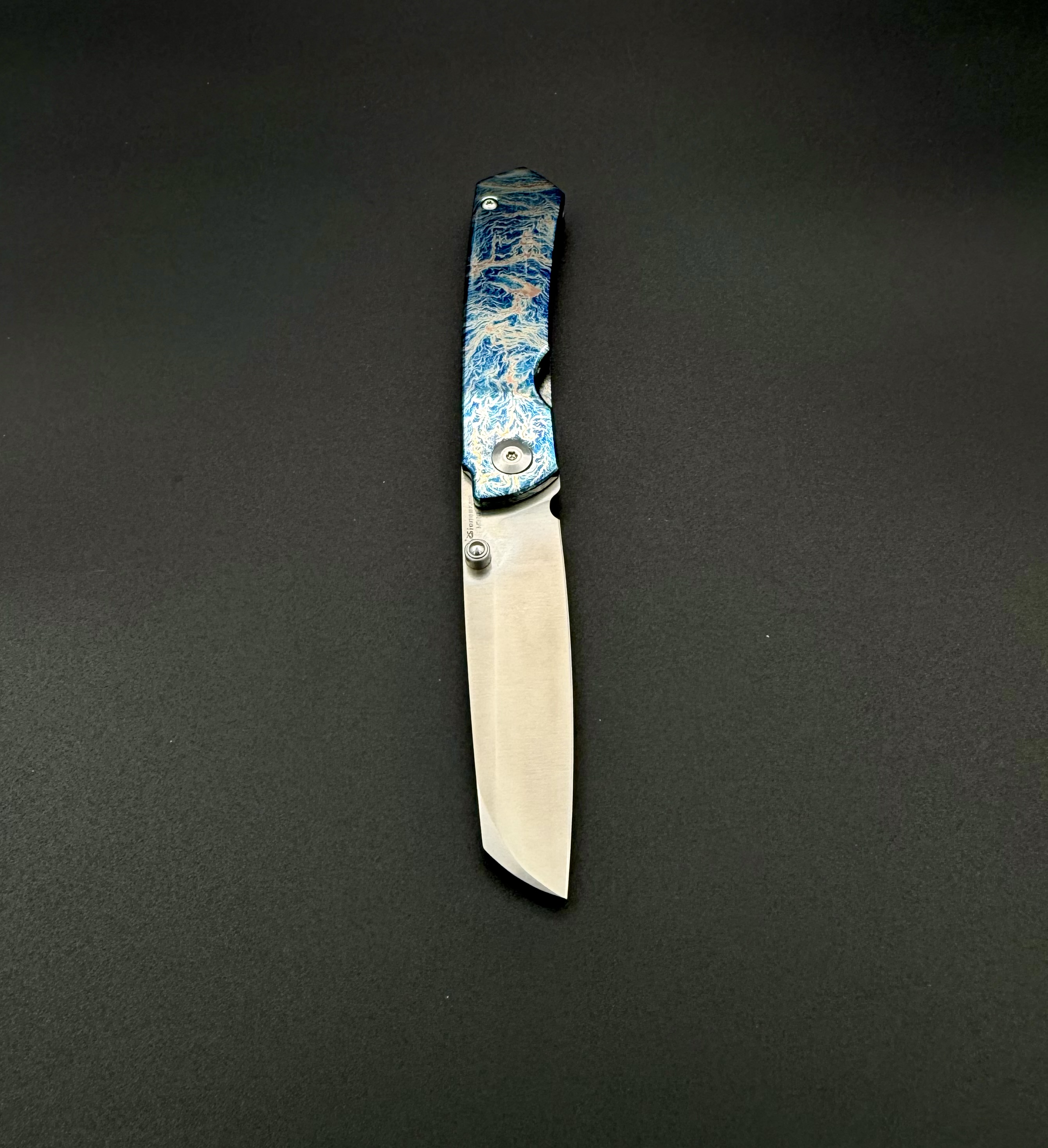Складной нож Ghost Electric Blue Pioneer EDC