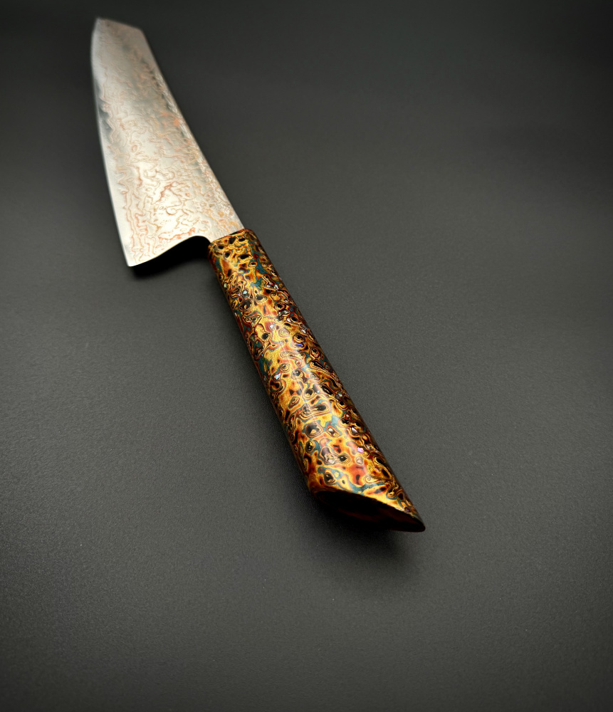 Поварской нож ручной работы Kiritsuke Jìn Cháo