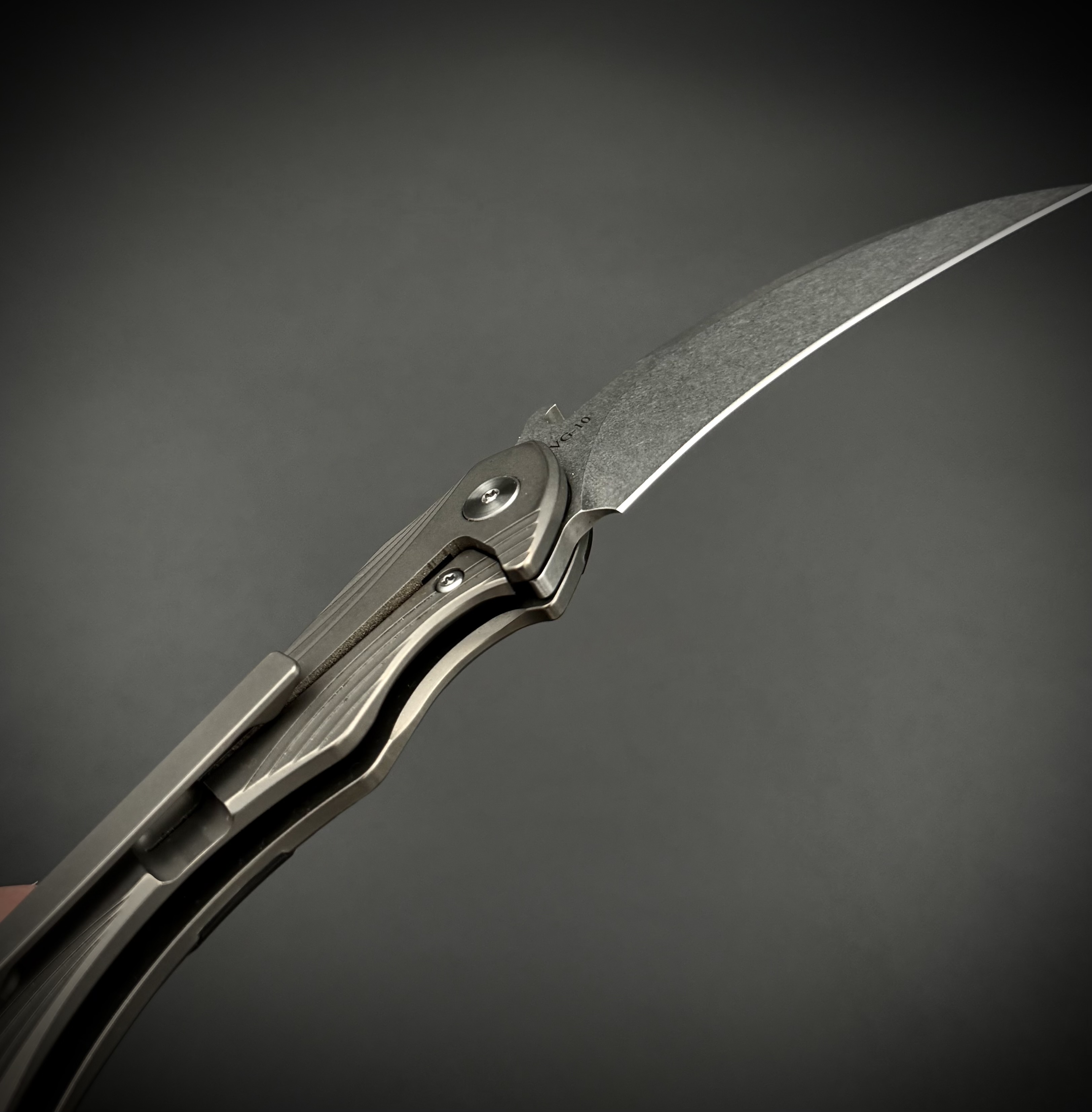 Складной нож керамбит Urban Talon Twill Carbon Fiber Titanium Alpha Miu