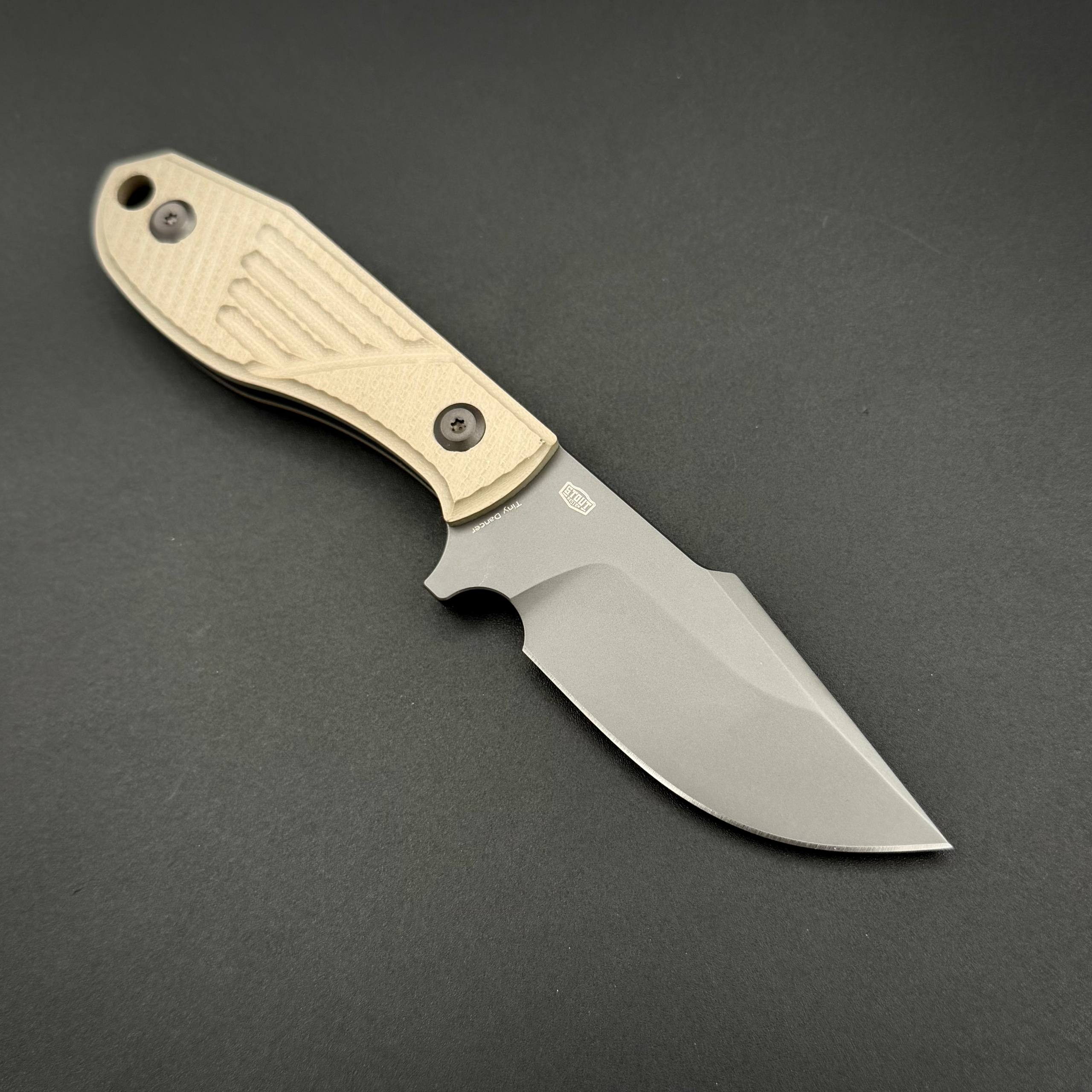 Нож Tiny Dancer Grey TiCn Coated D2