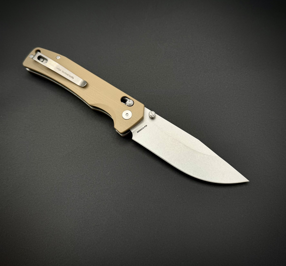 Складной нож Runyx n690co g10 Biege