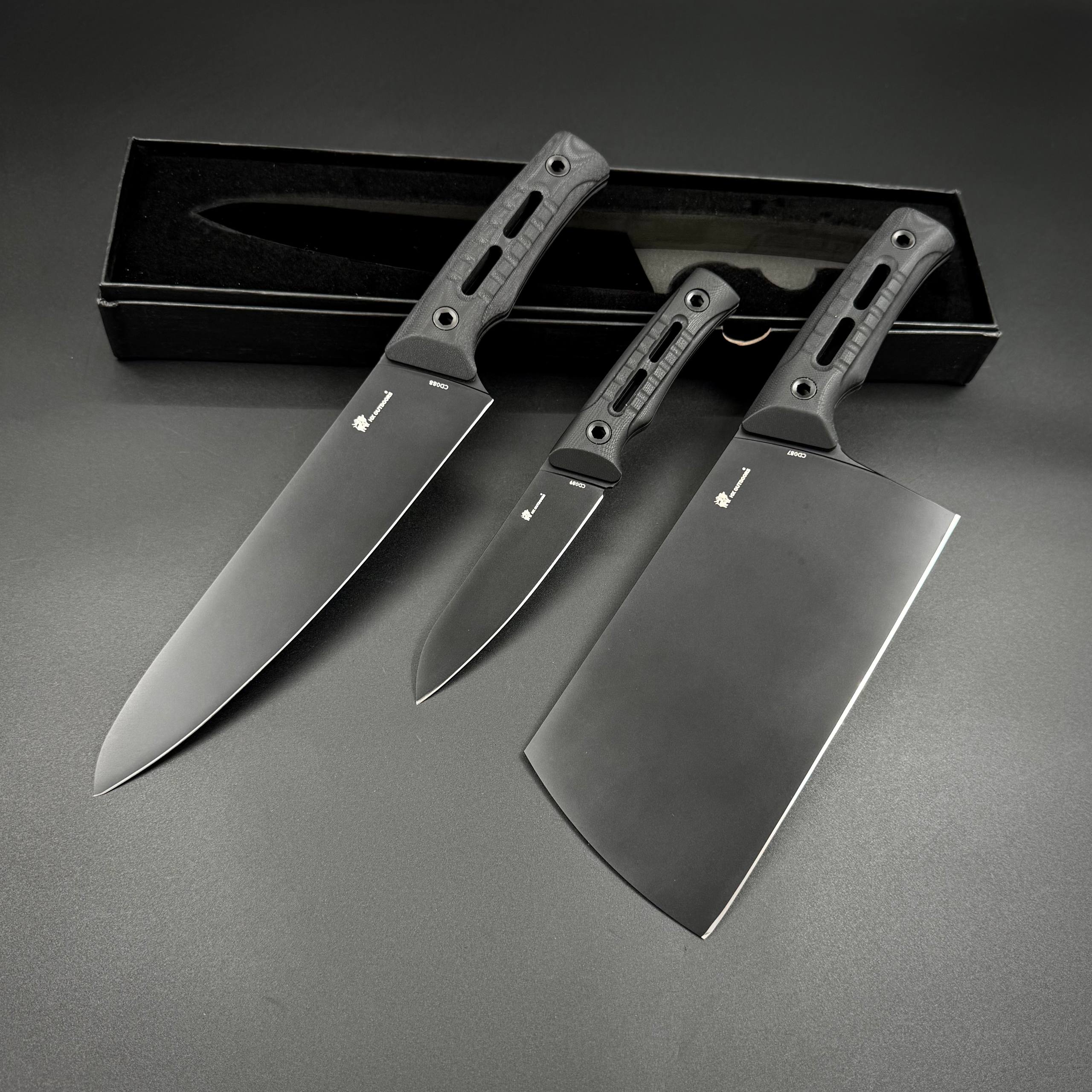 Набор поварских ножей ROCK KITCHEN KNIVES DC53 HX OUTDOORS