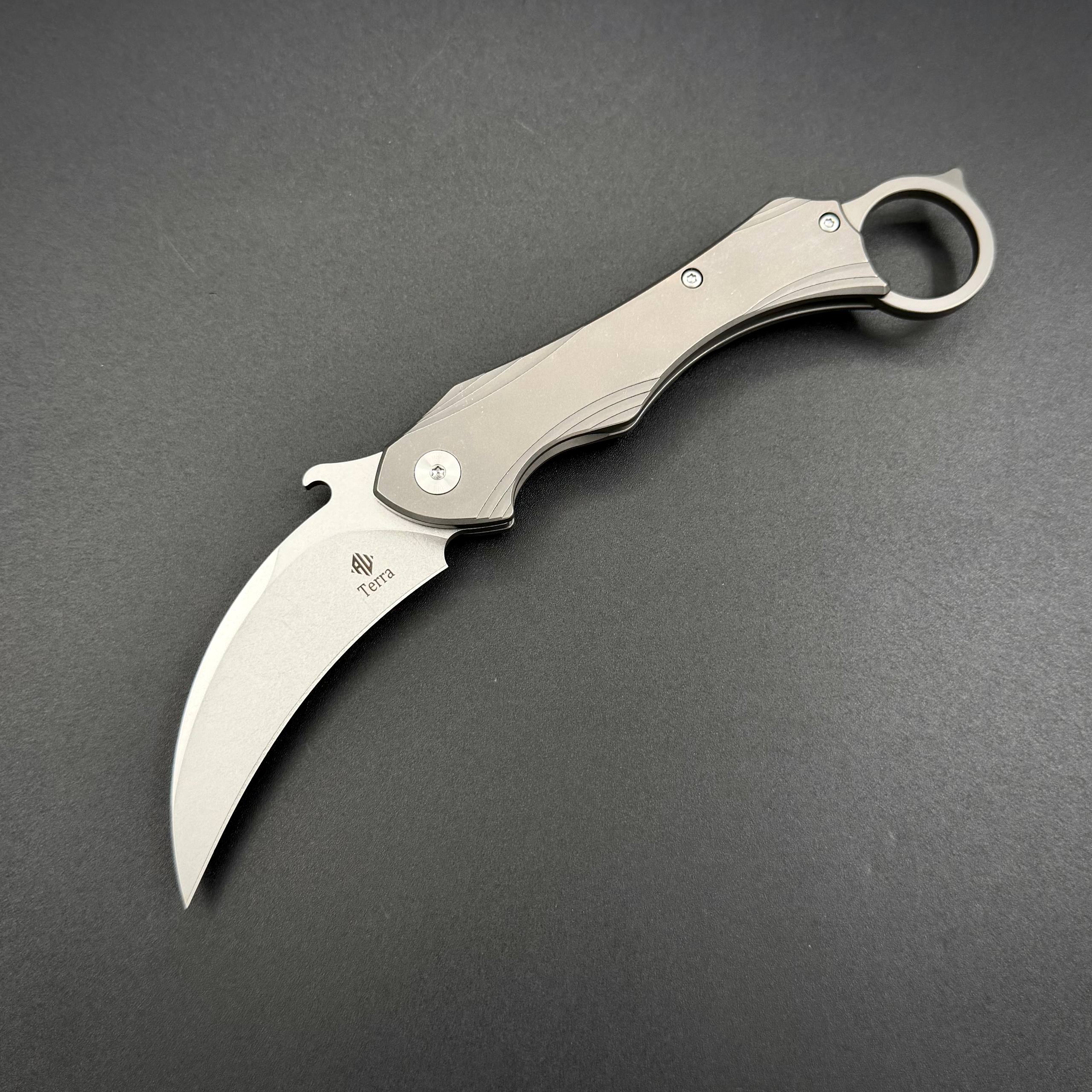 Складной нож керамбит Urban Talon Titanium SW Alpha Miu