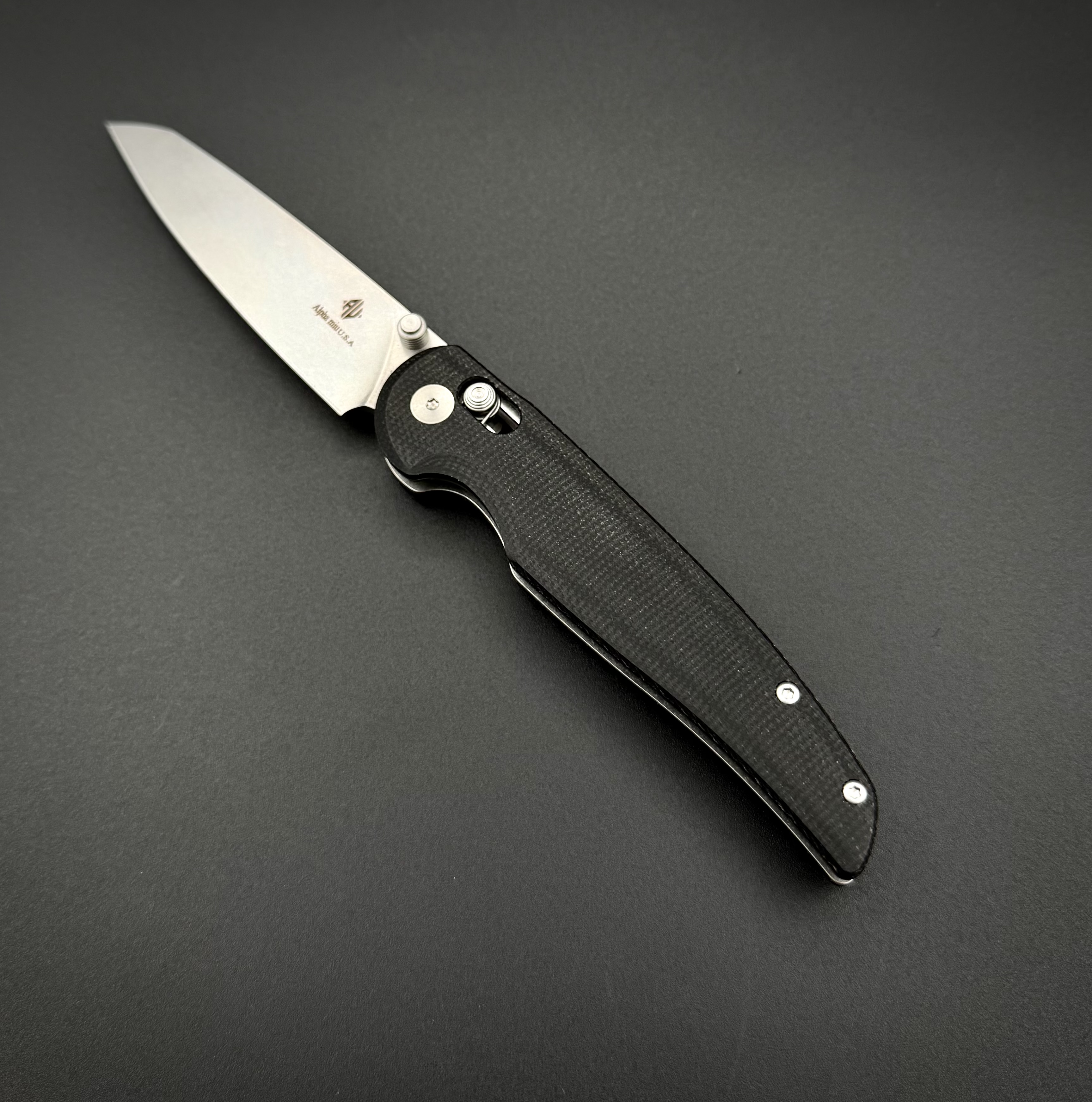 Складной нож Flinx-A Black VG-10 Alpha Miu