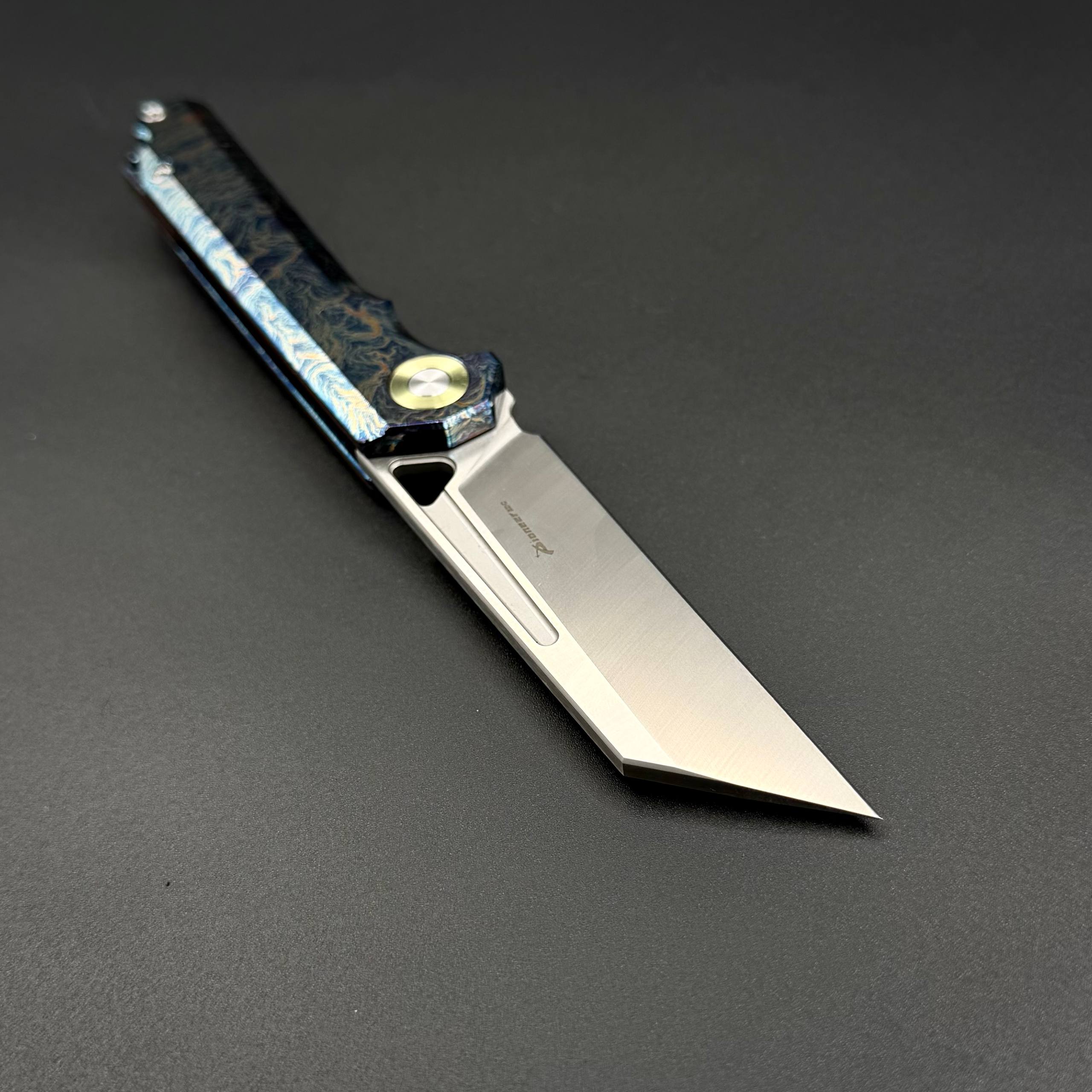 Складной нож Scramasax Electric Blue Pioneer EDC