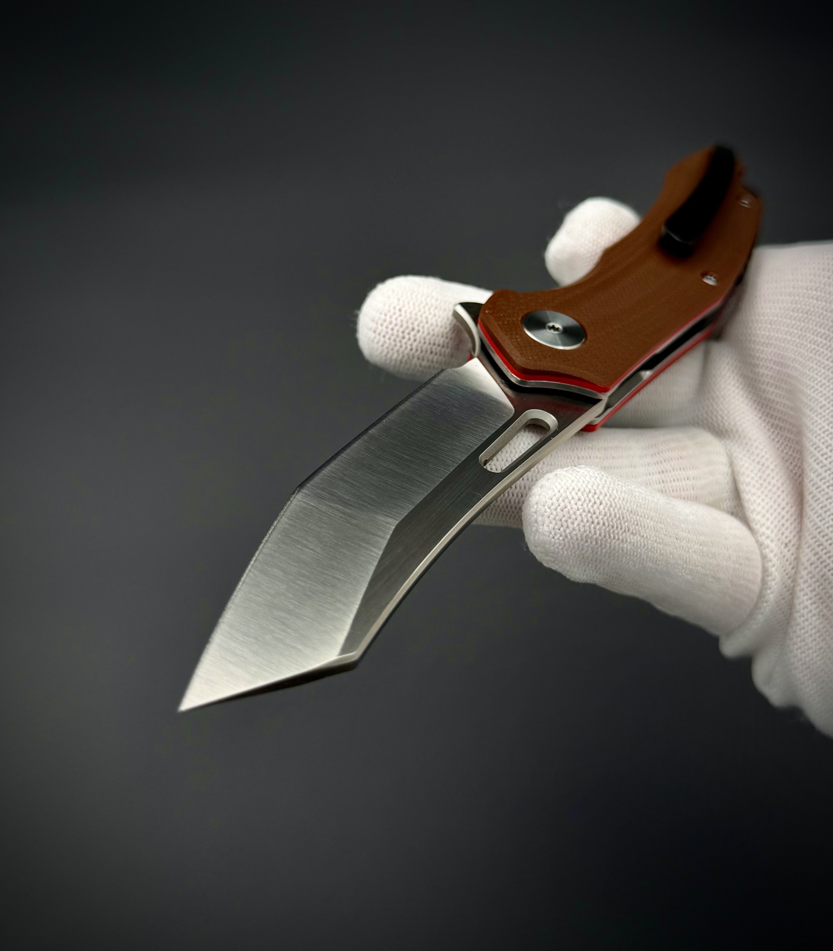 Складной нож BF904 Boone Forge Brown