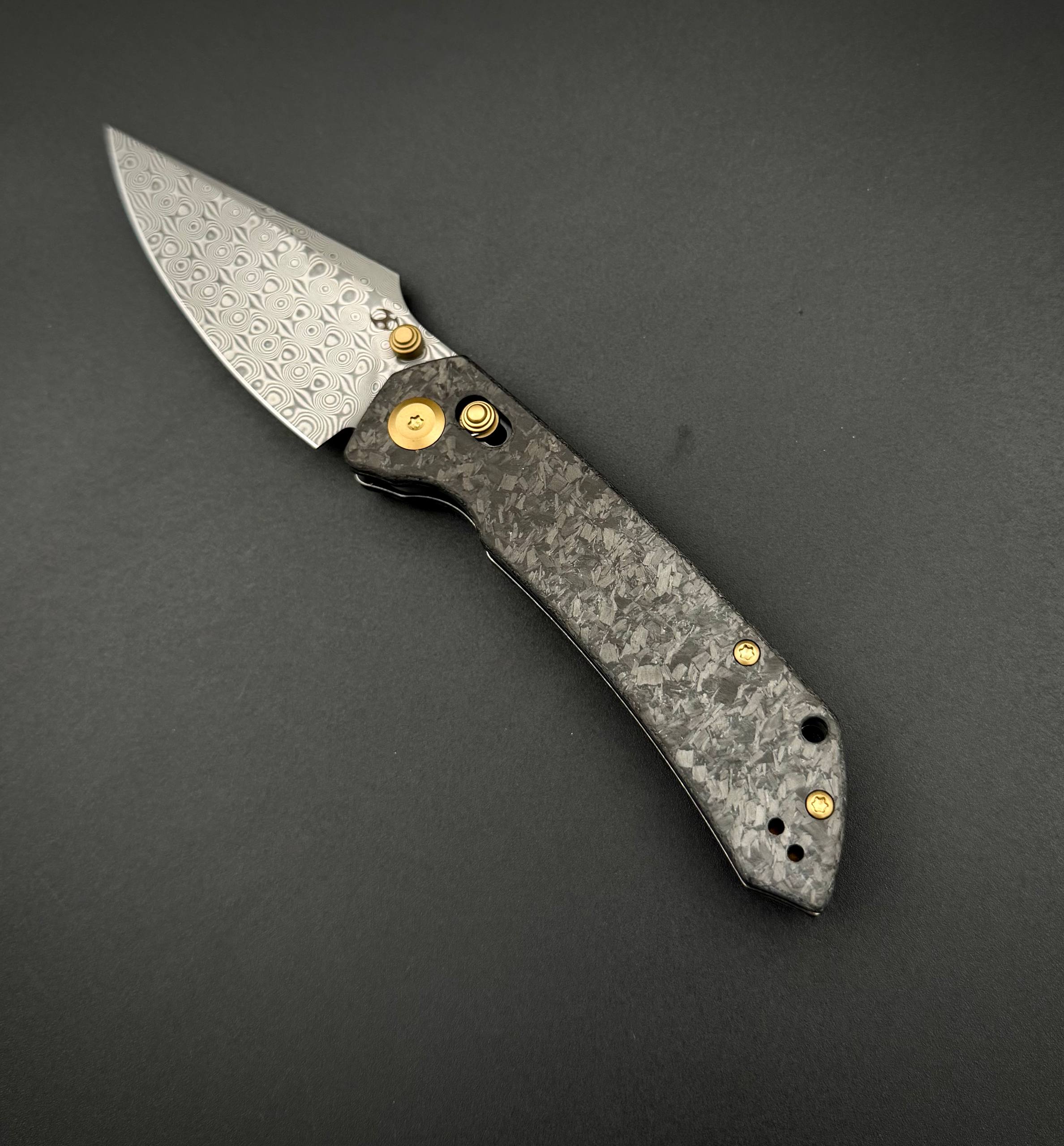 Kansept Fenrir Damascus Shred Carbon Fiber