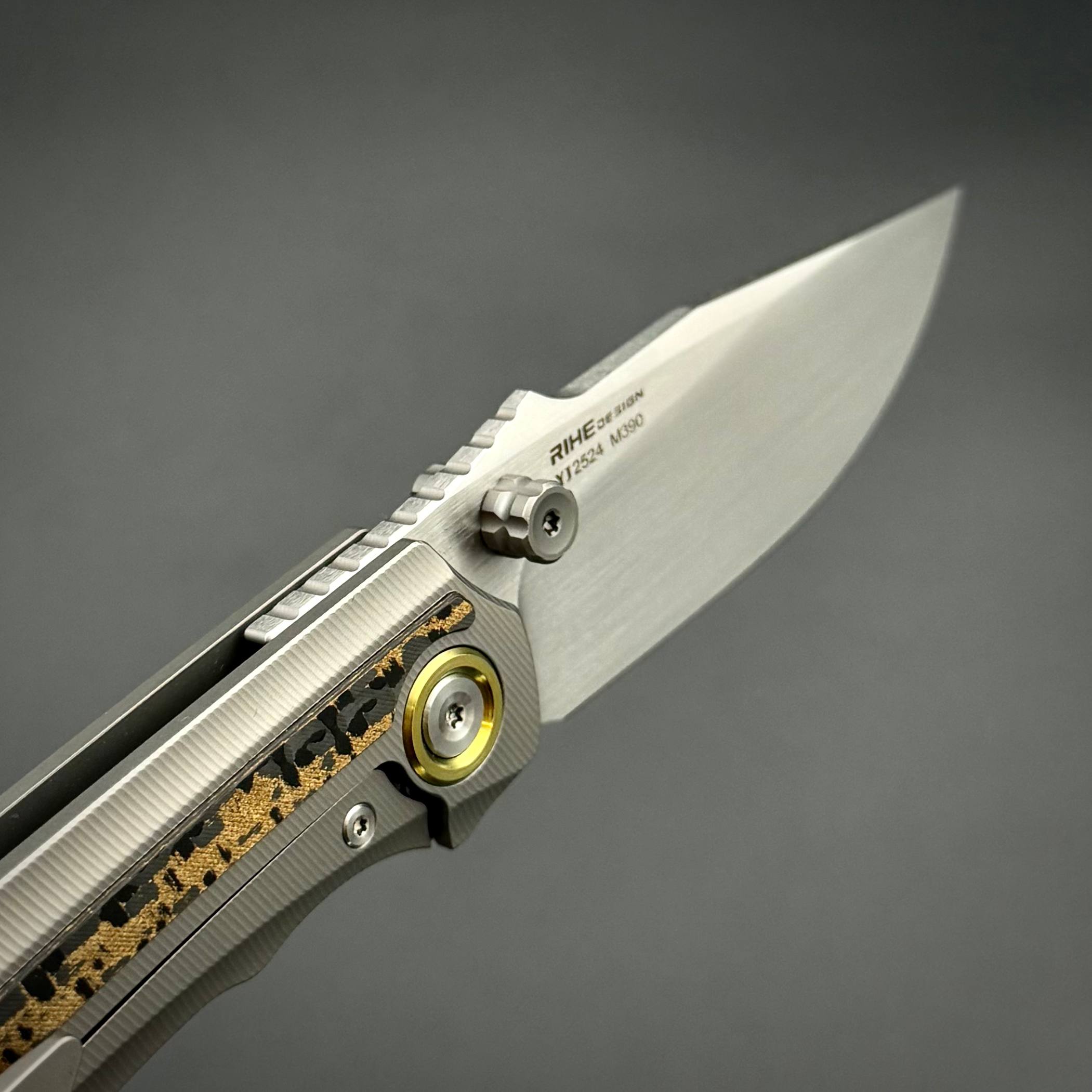 Складной нож Caliban Bohler M390 Titanium Carbon Fiber Pioneer EDC