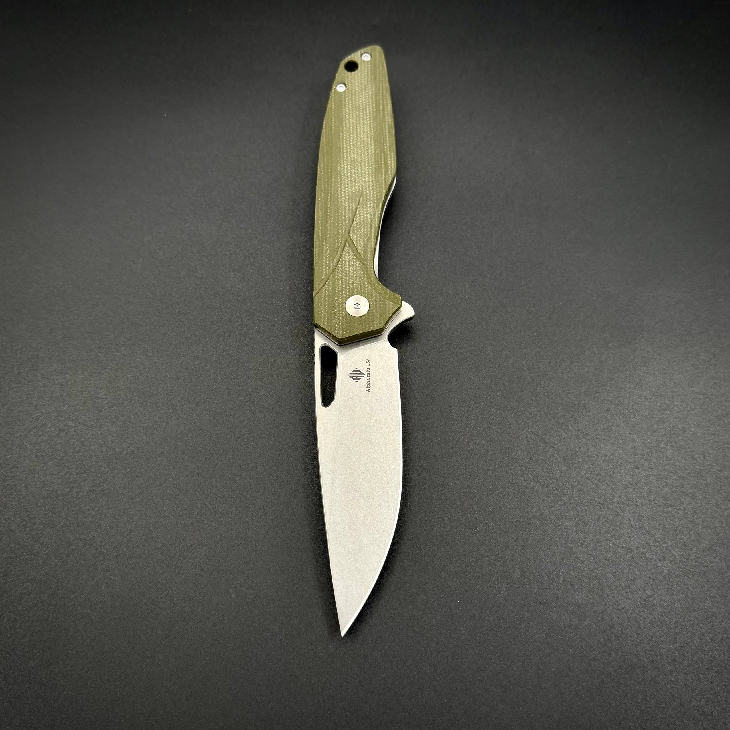 Складной нож Void n690co G10 Olive Alpha Miu