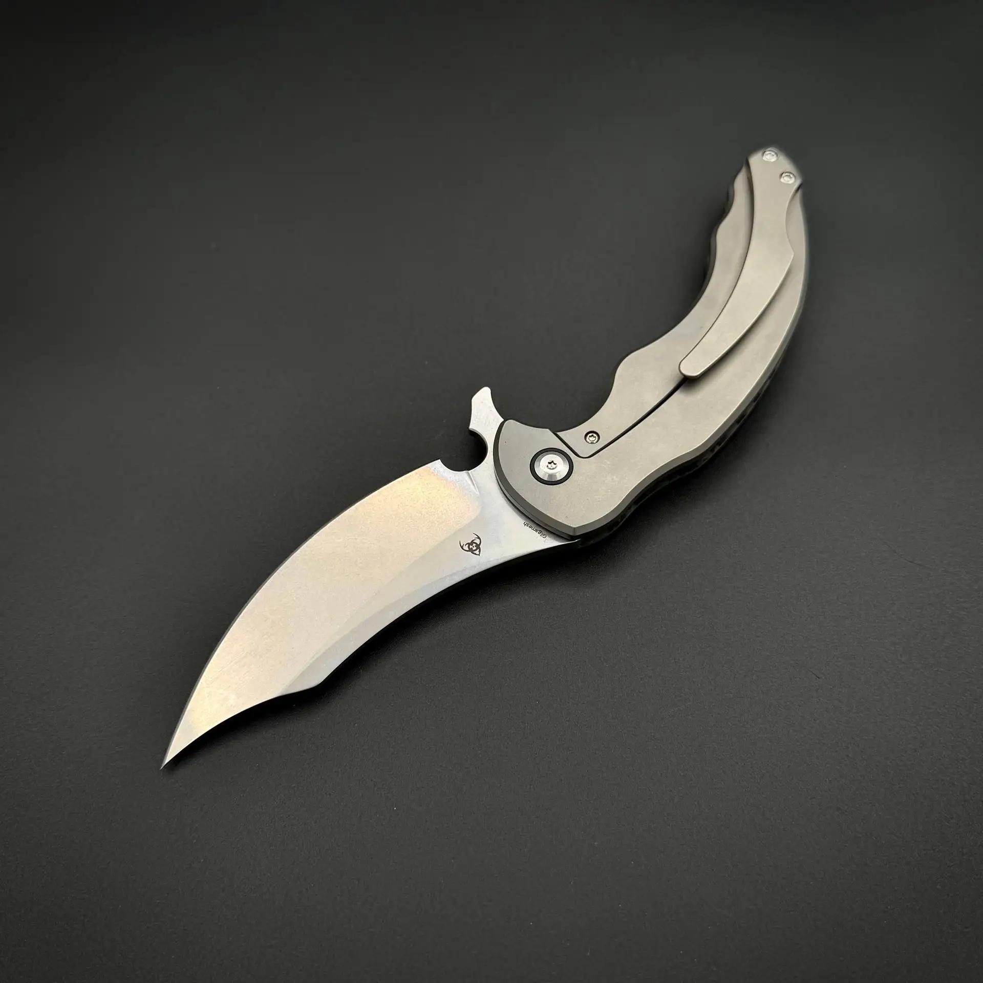 Складной нож Kansept Gilgamesh CPM S35VN Twill Carbon Fiber