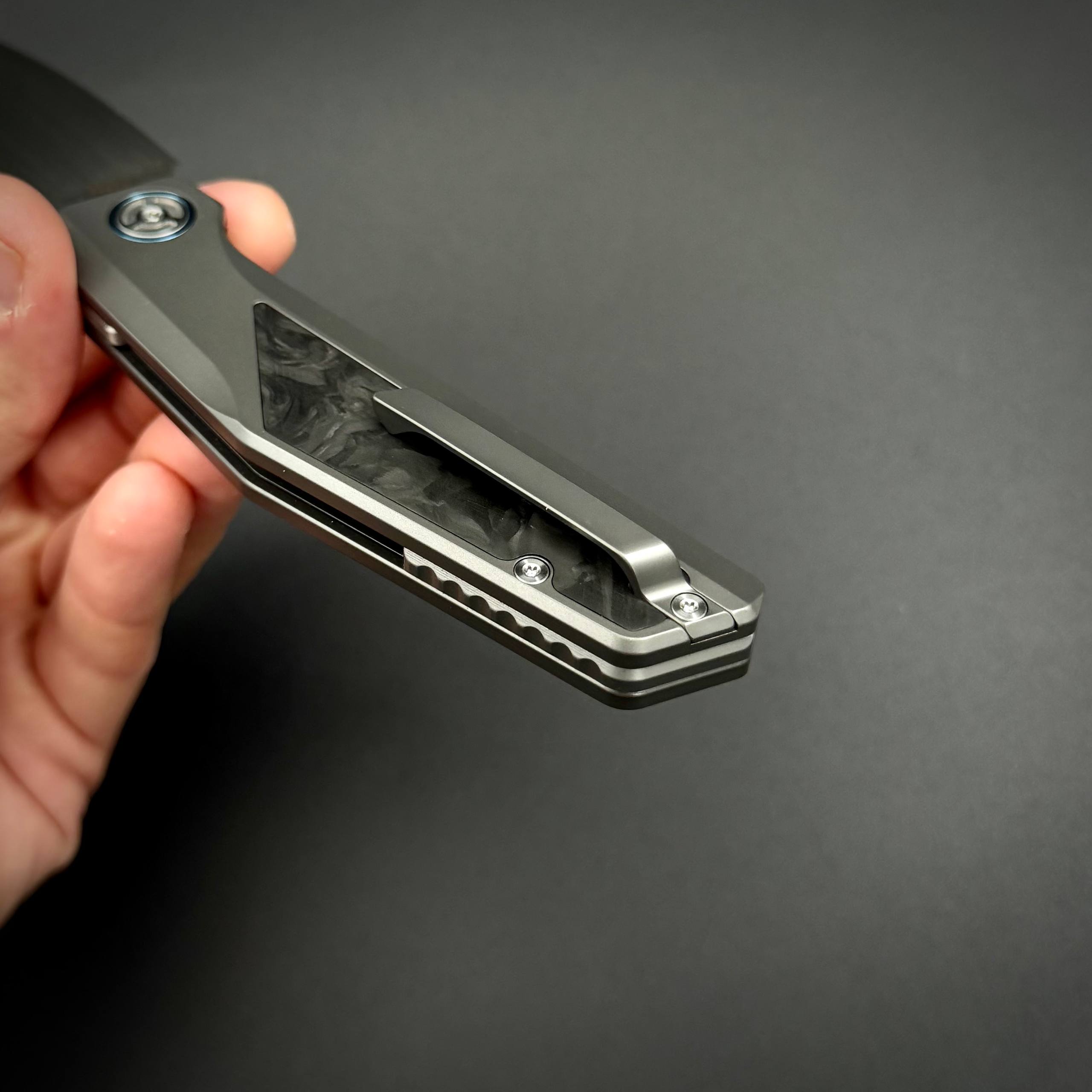 Складной нож Knicklad Eclat CPM S35VN Satin Black Carbon Fiber