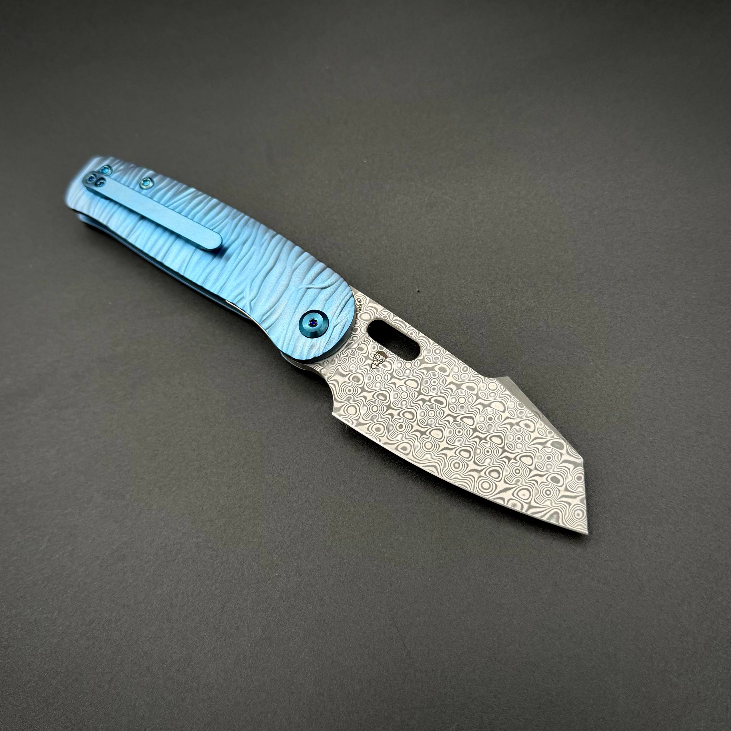 Складной нож Kansept Orlok Damascus Micro Rock Texture