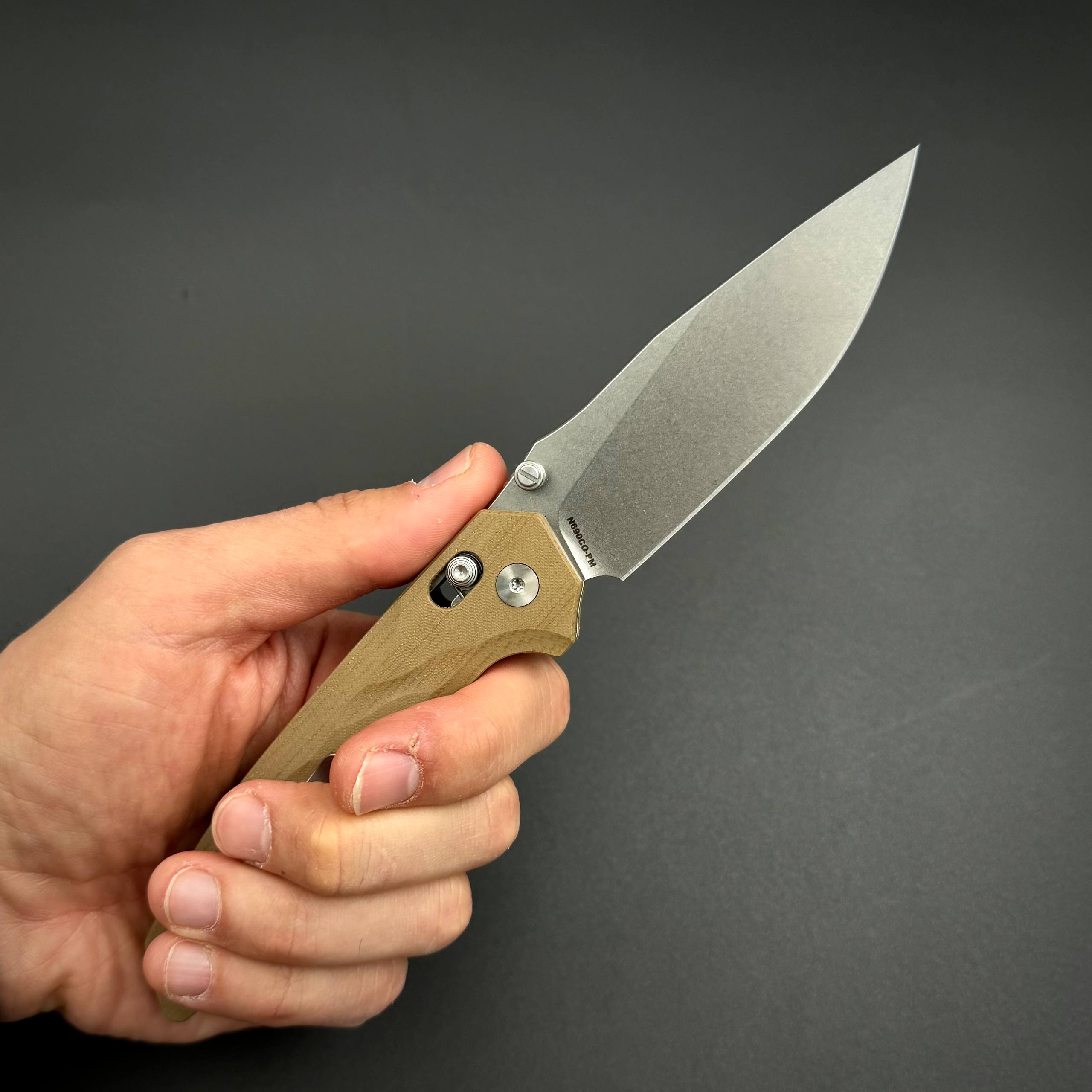 Складной нож Avionyx-C1 n690co G10 Sand Alpha Miu