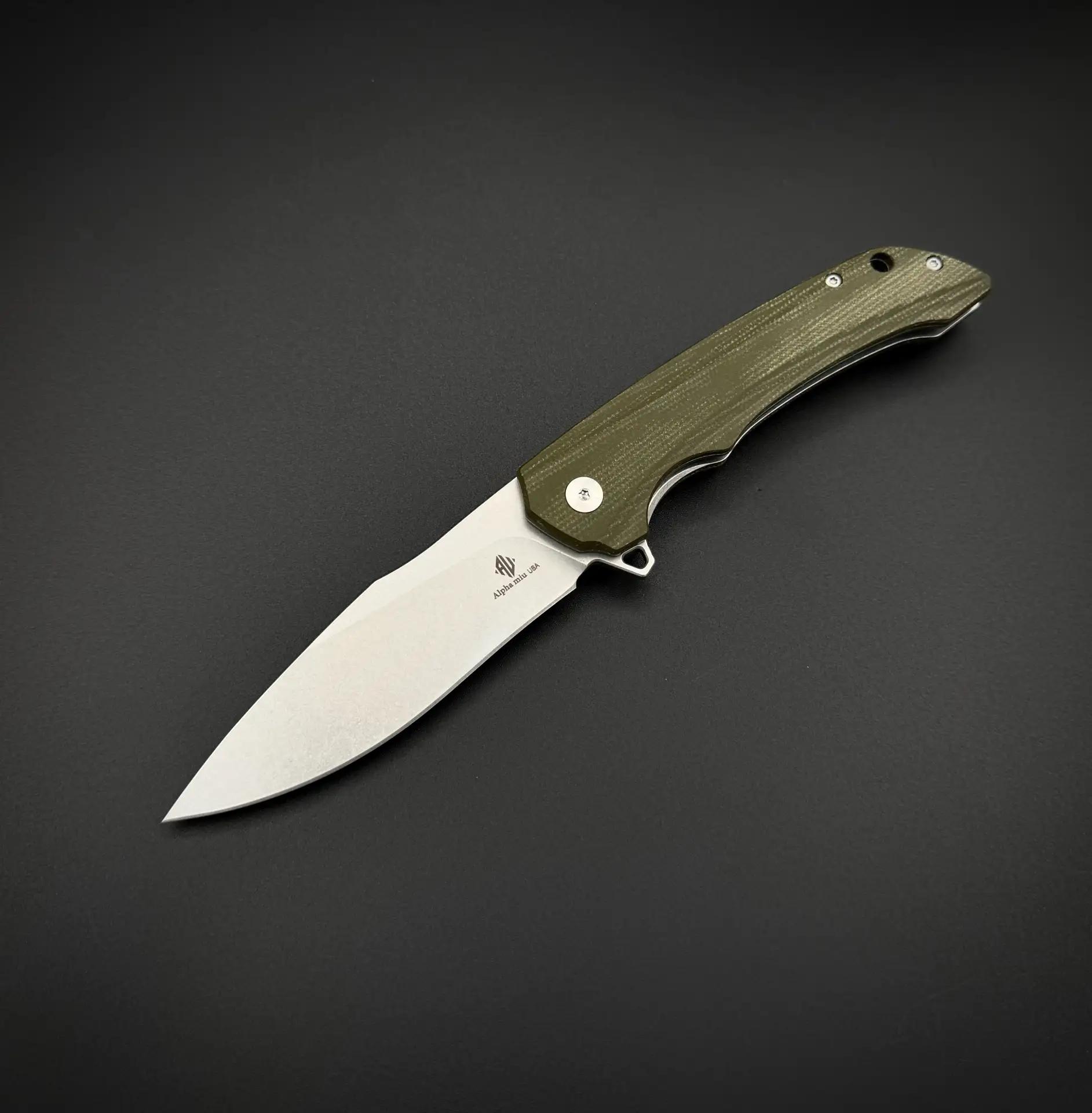Складной нож Abyss-L n690co G10 Olive Alpha Miu