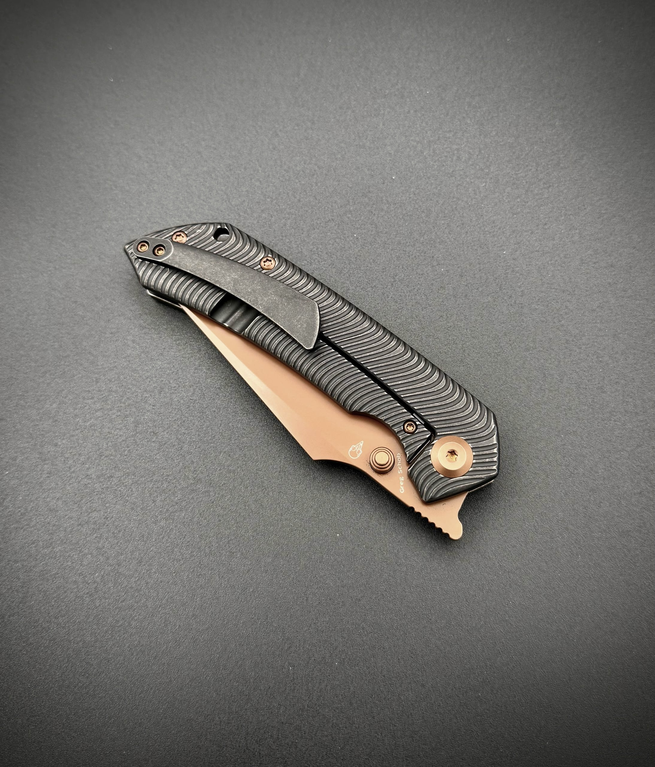 Складной нож Kansept Fenrir s35vn Rose Gold
