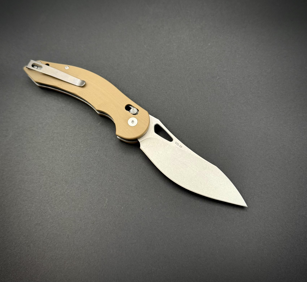 Складной нож Sea Hunter Biege Alpha Miu Knives