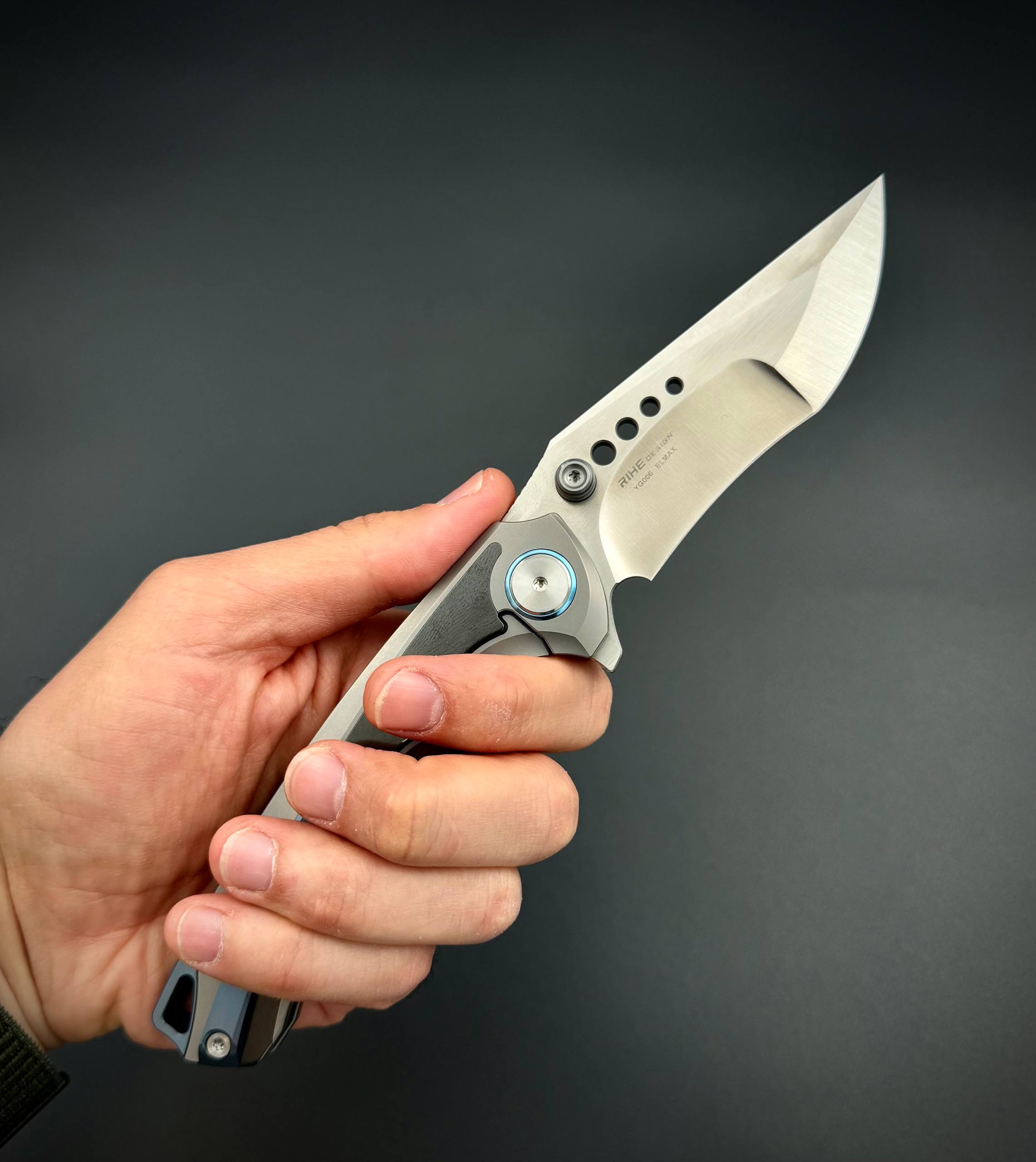 Складной нож Aeternum Elmax Crio, Titanium Zirconium Pioneer EDC