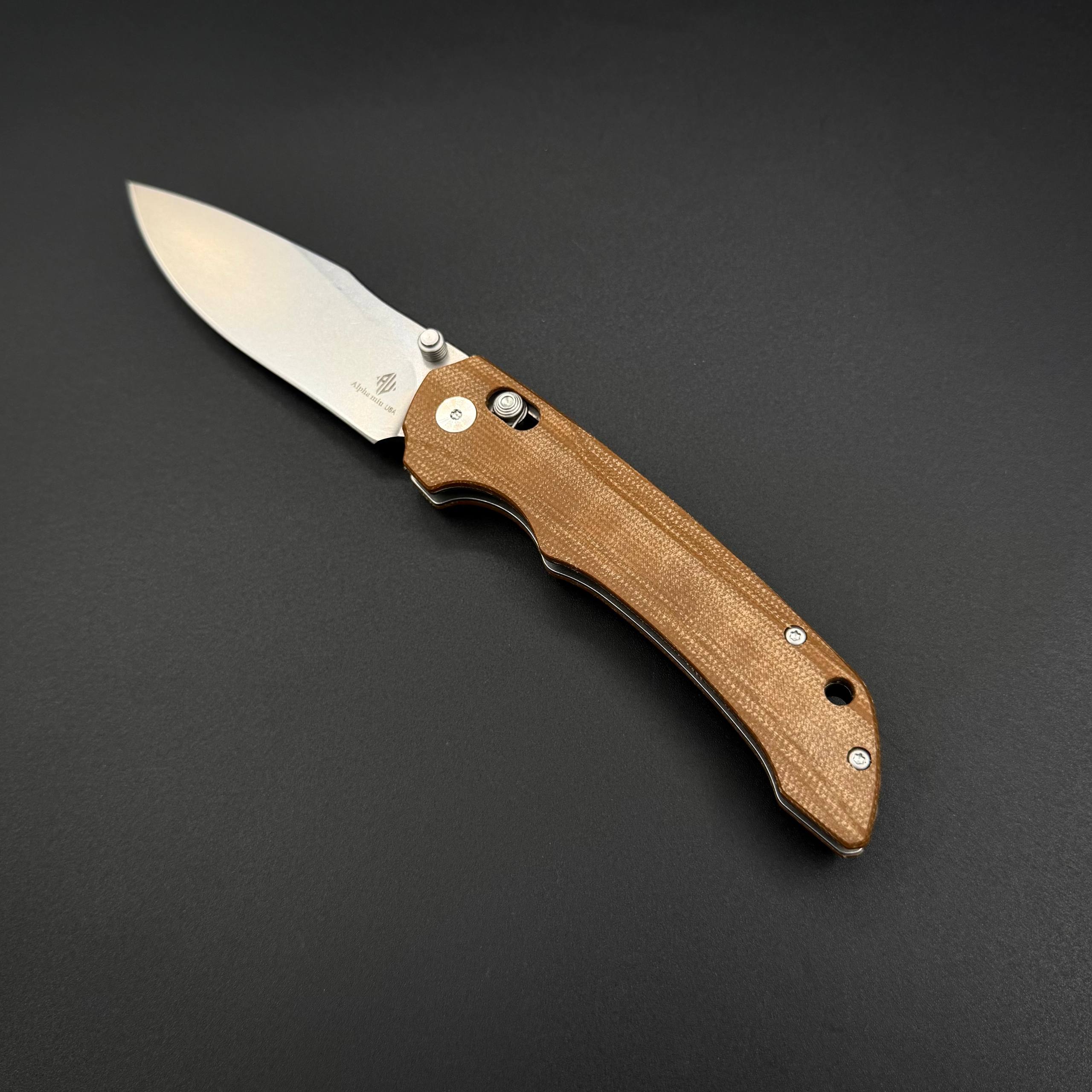 Складной нож Abyss-C n690co g10 Cocoa Alpha Miu