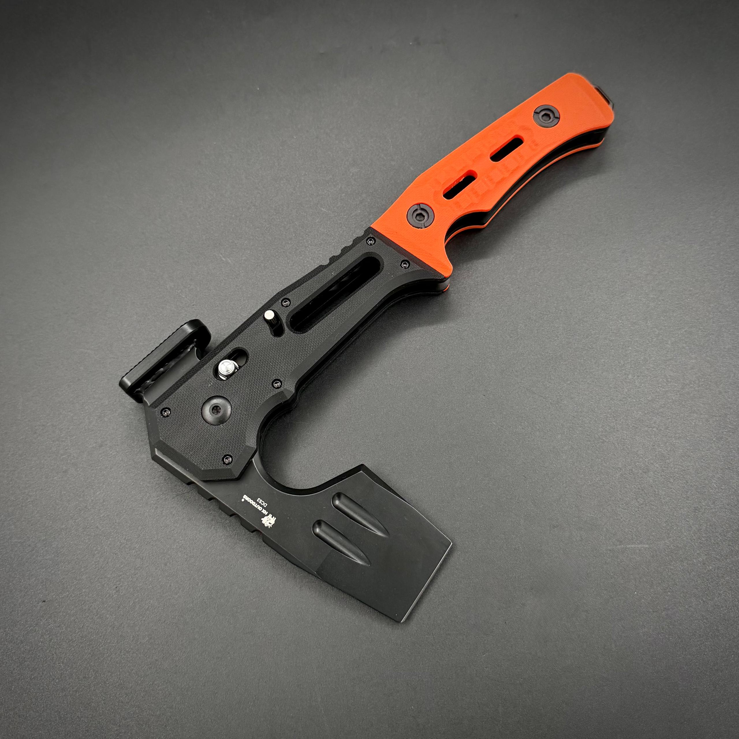Топор складной тактический походный Orange HX OUTDOORS