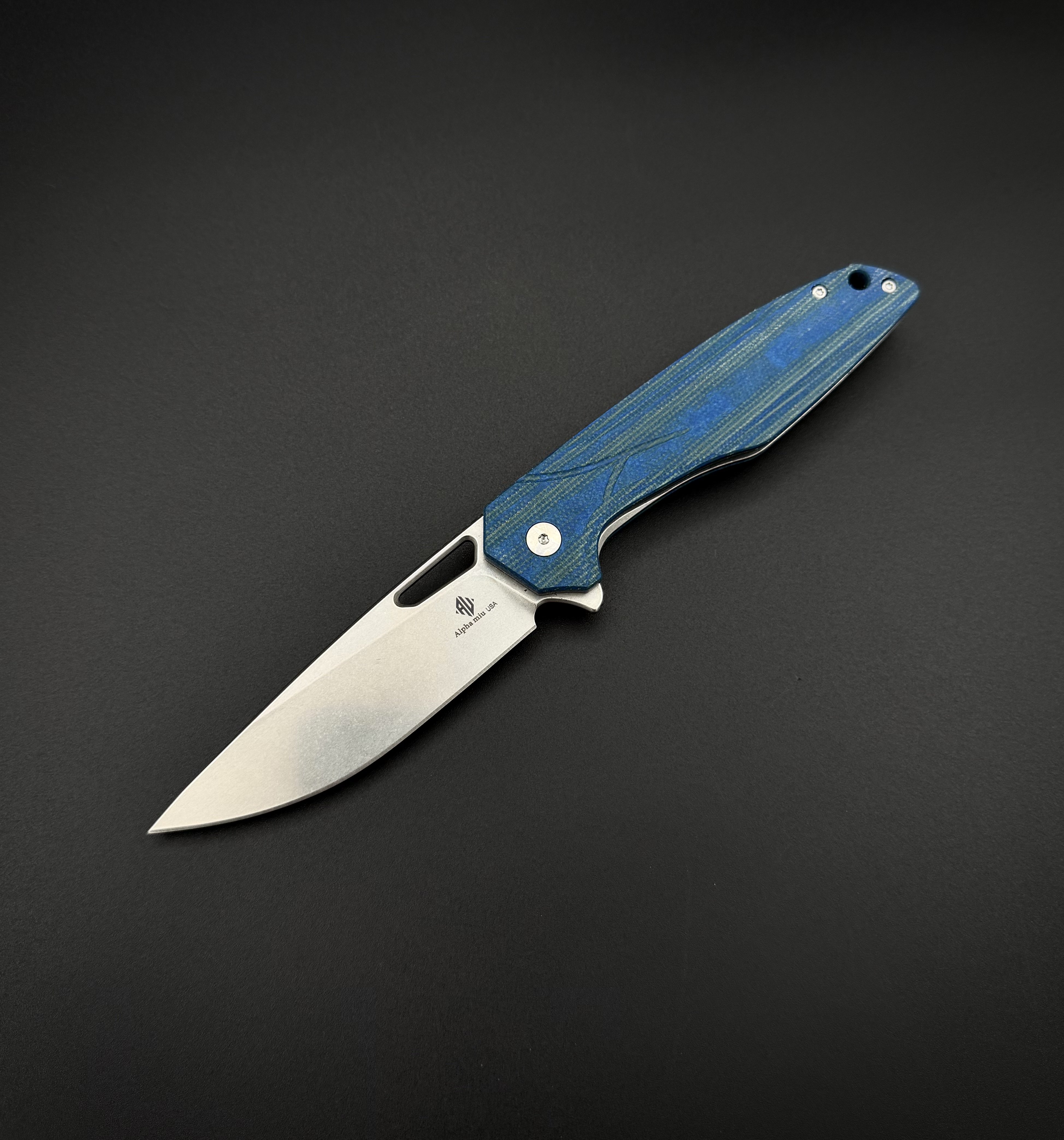 Складной нож Void n690co G10 Blue Alpha Miu