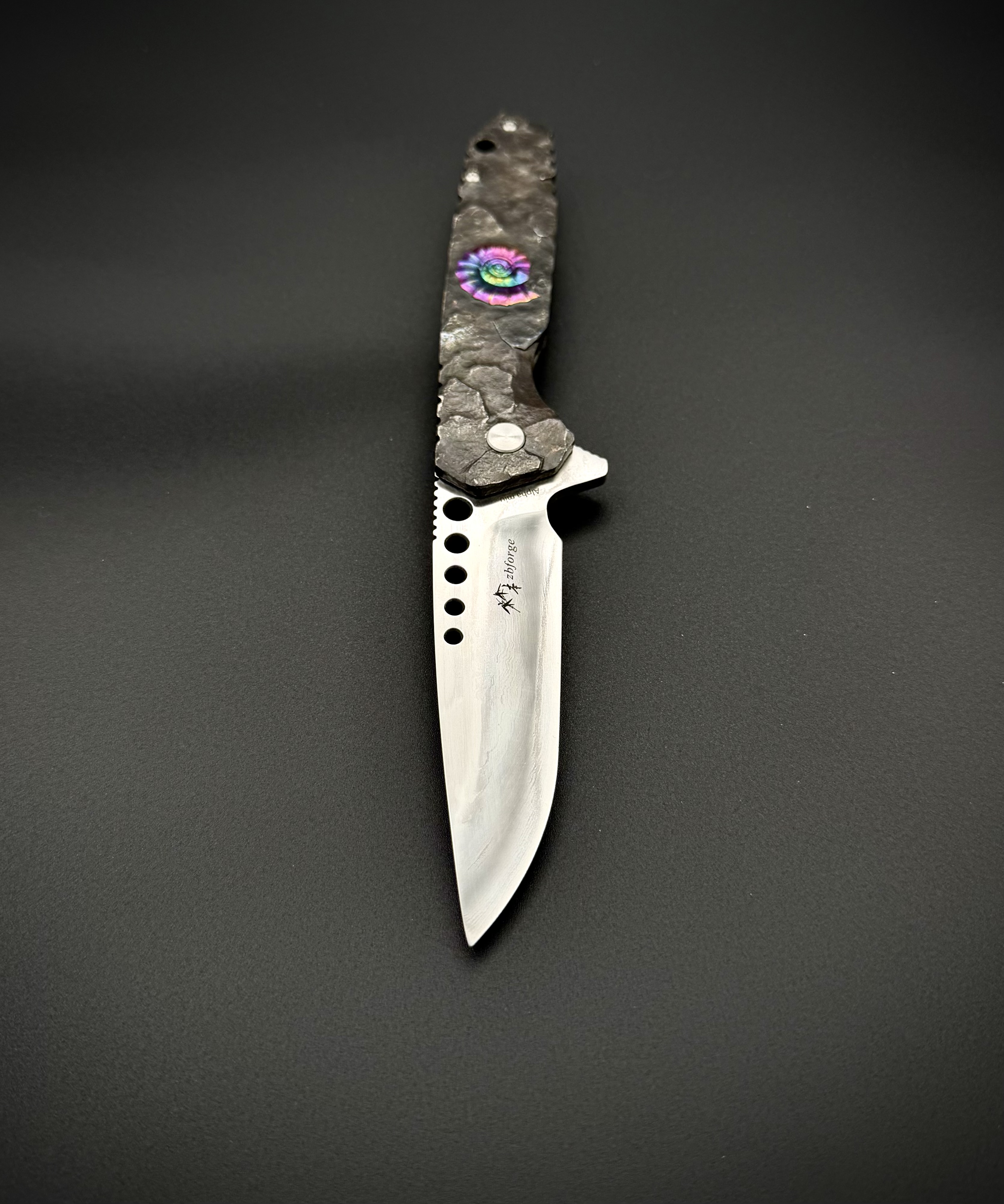 Складной авторский нож ZB Forge Alpha Miu Collaboration