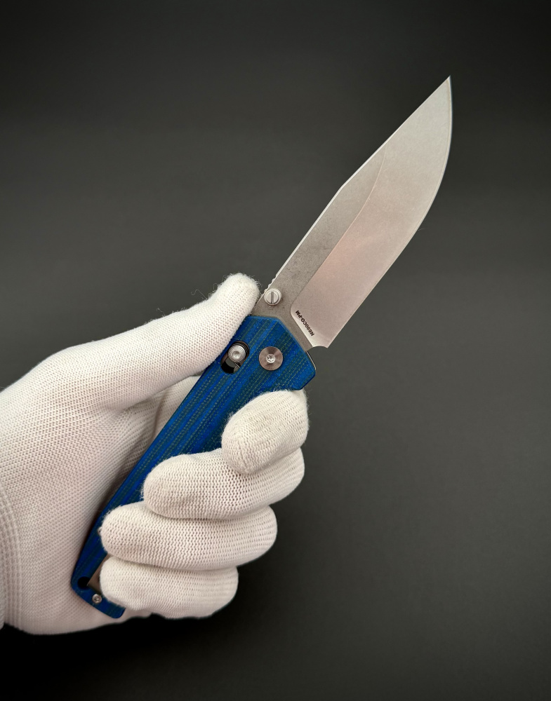 Складной нож Runyx n690co g10 Blue