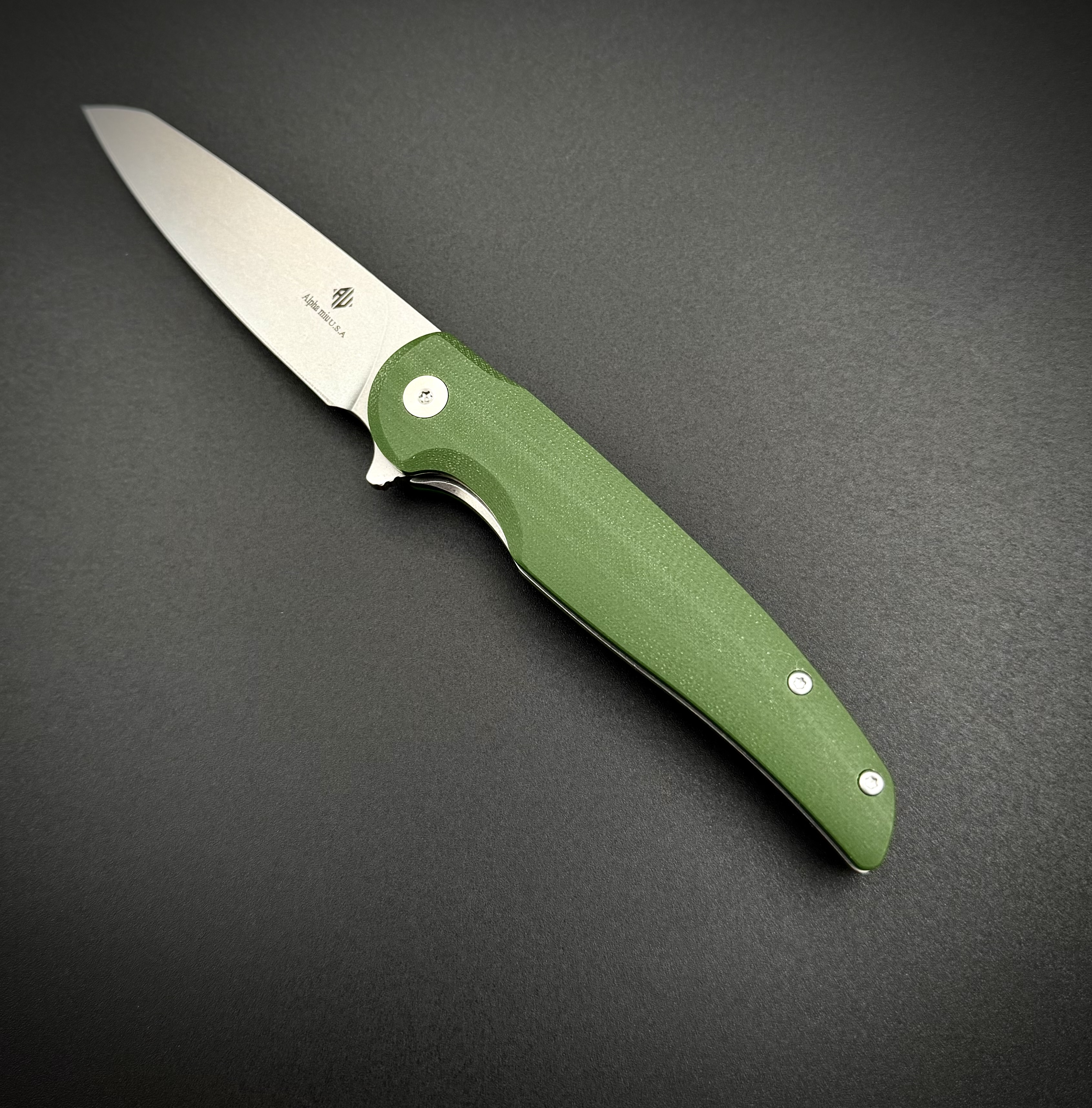 Складной нож Flinx-L VG-10 Green Alpha Miu