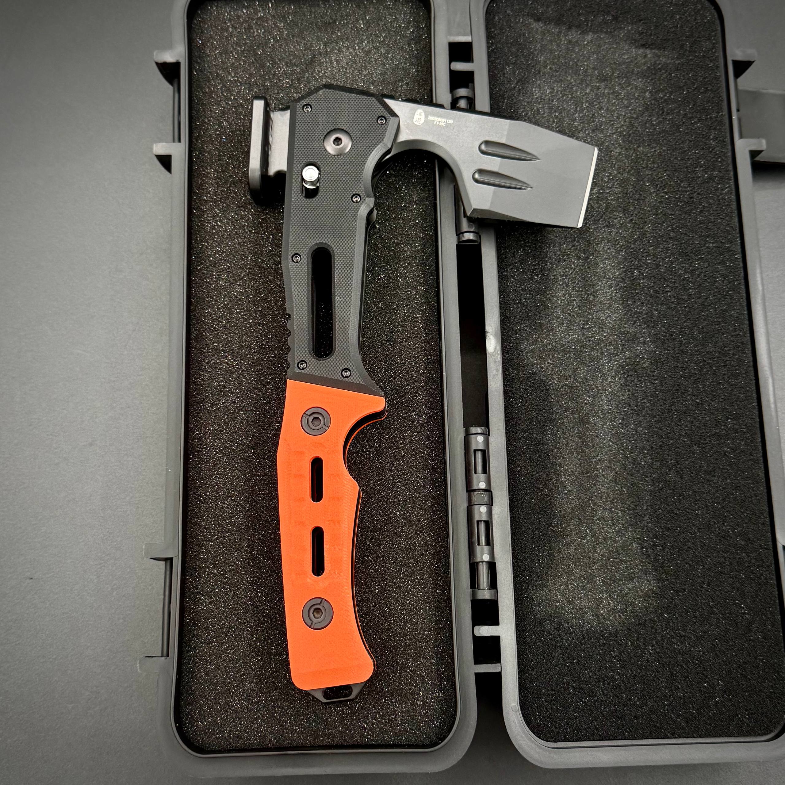 Топор складной тактический походный Orange HX OUTDOORS