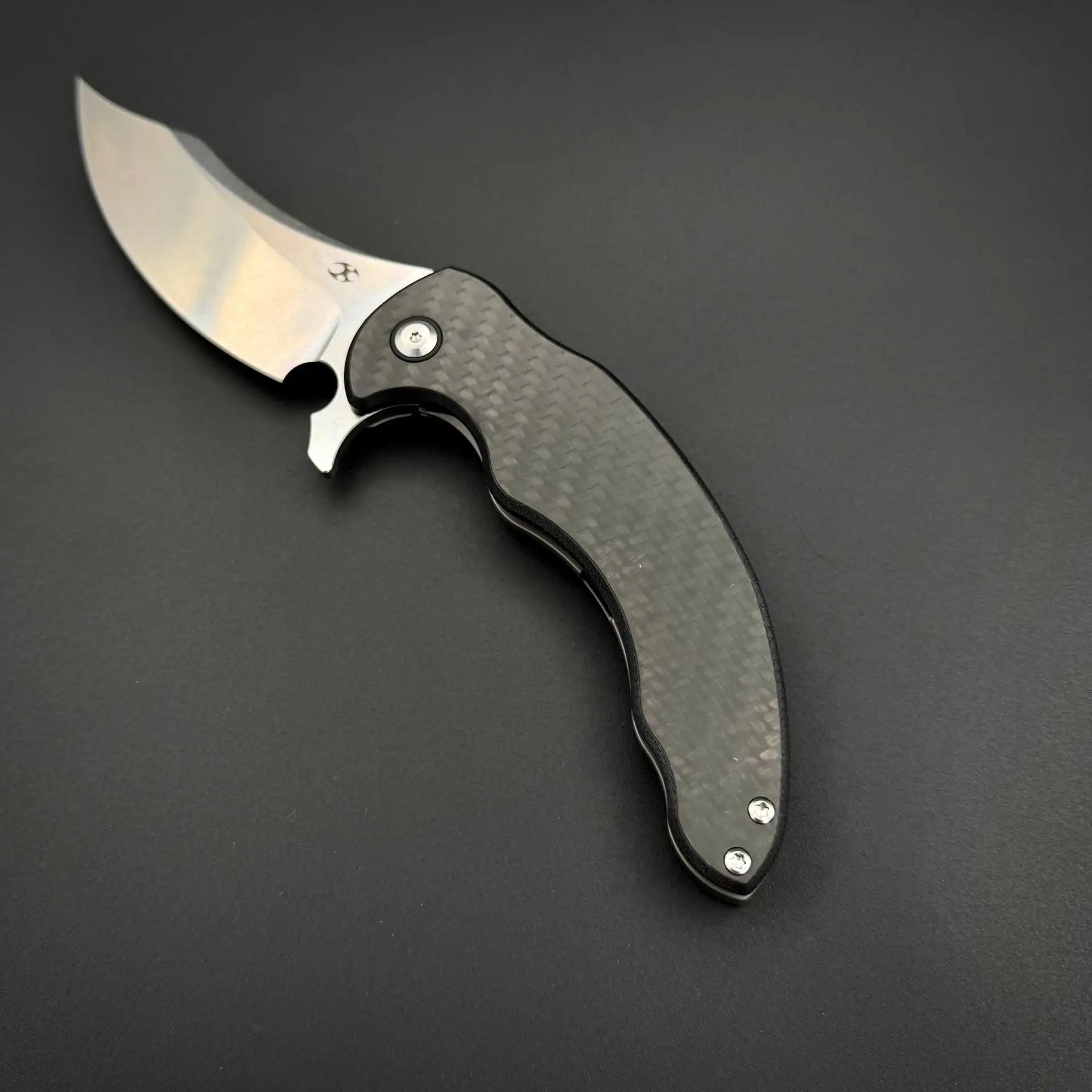Складной нож Kansept Gilgamesh CPM S35VN Twill Carbon Fiber
