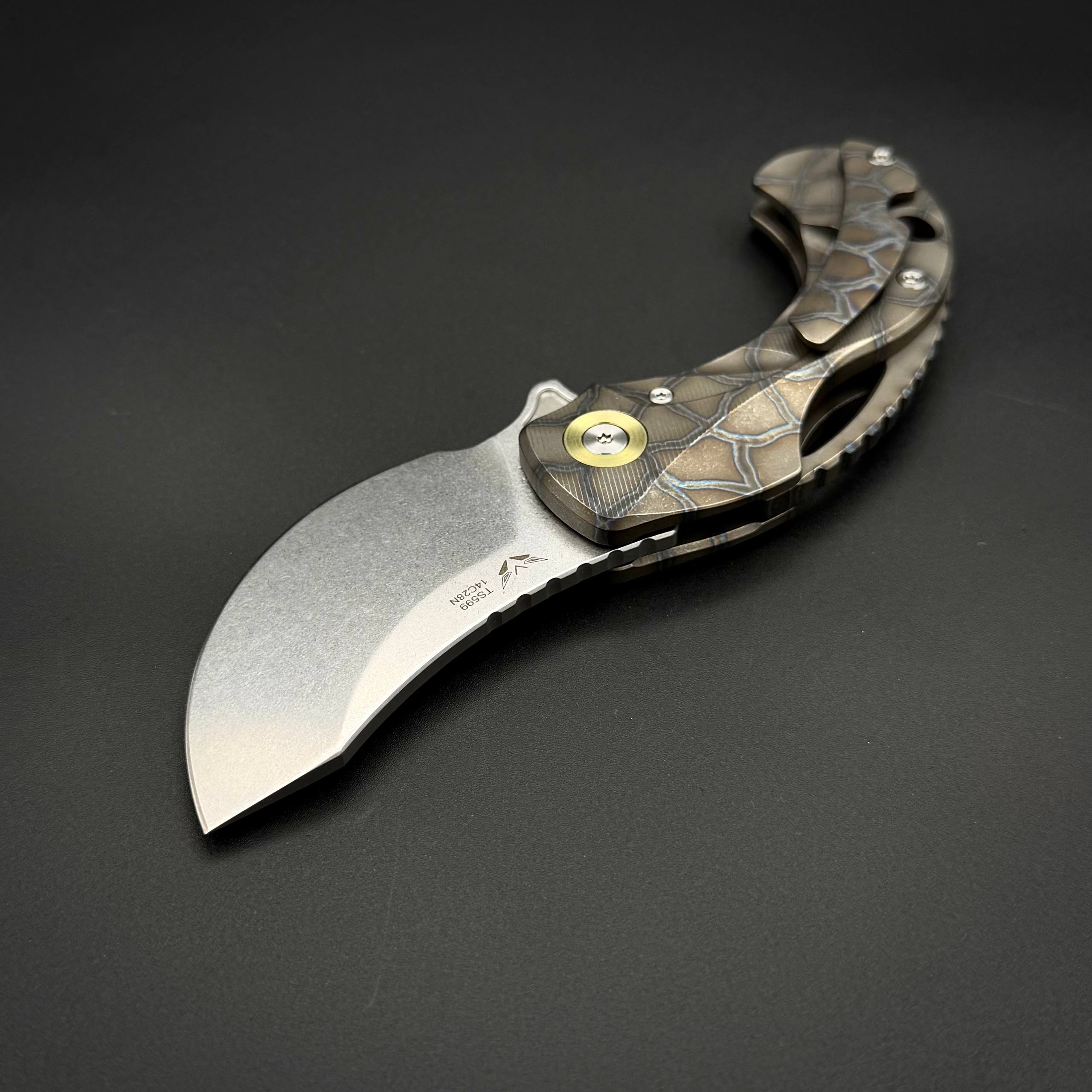 Складной нож Rakthar Anodizing Pioneer EDC