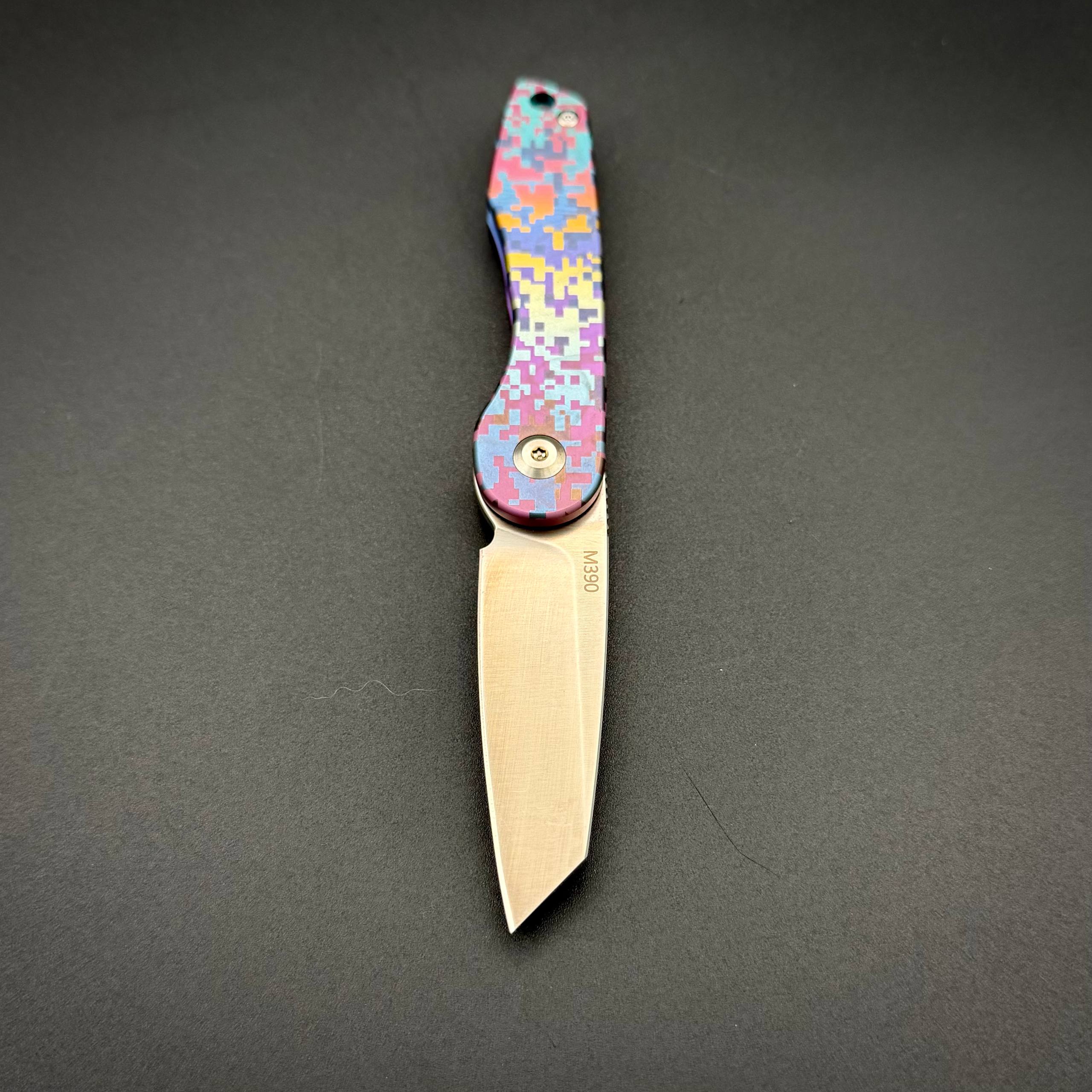 Складной нож Kairo Mosaic M390 Titanium Terra Series