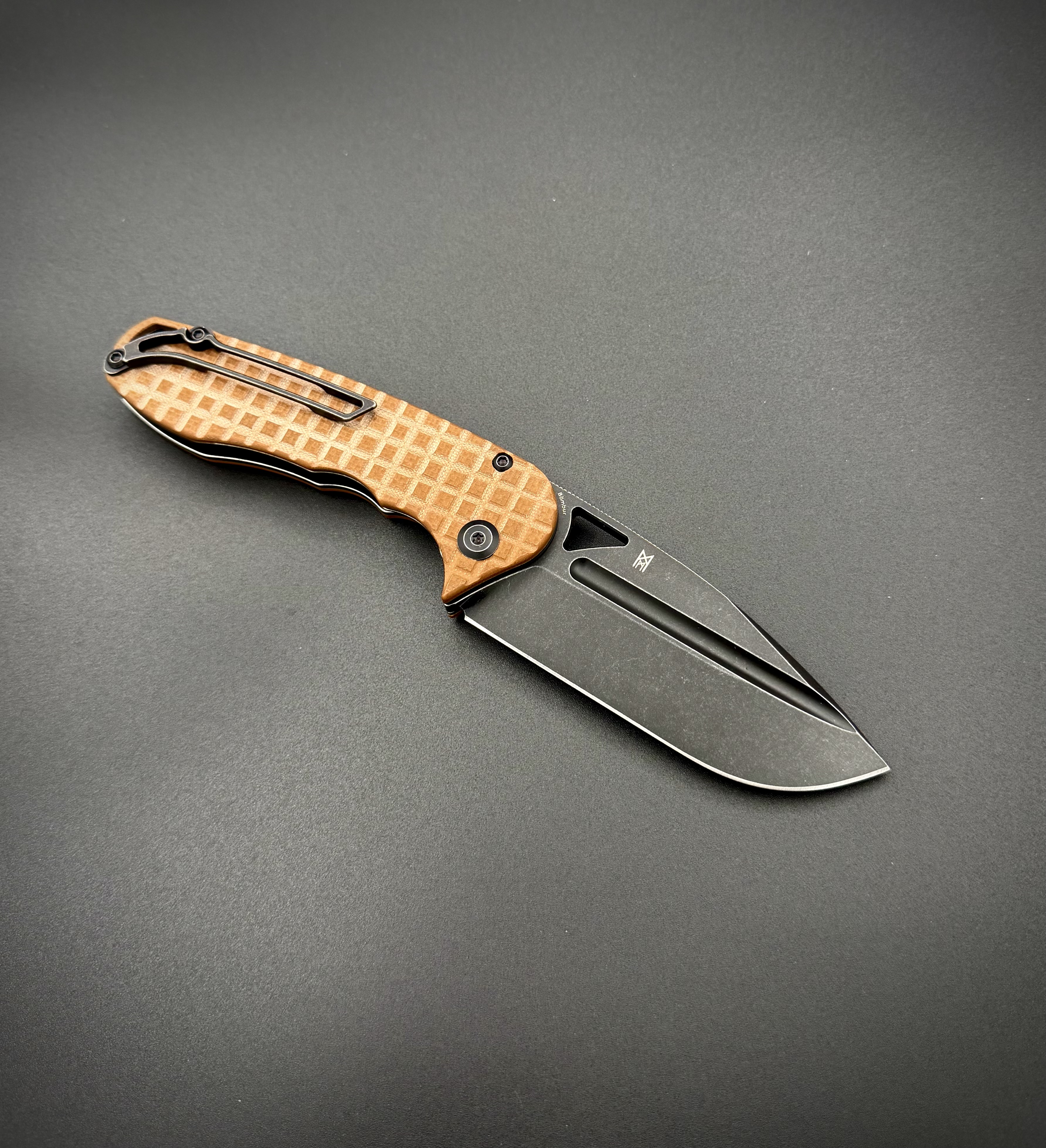 Складной нож Tenable Bombur g10 Black
