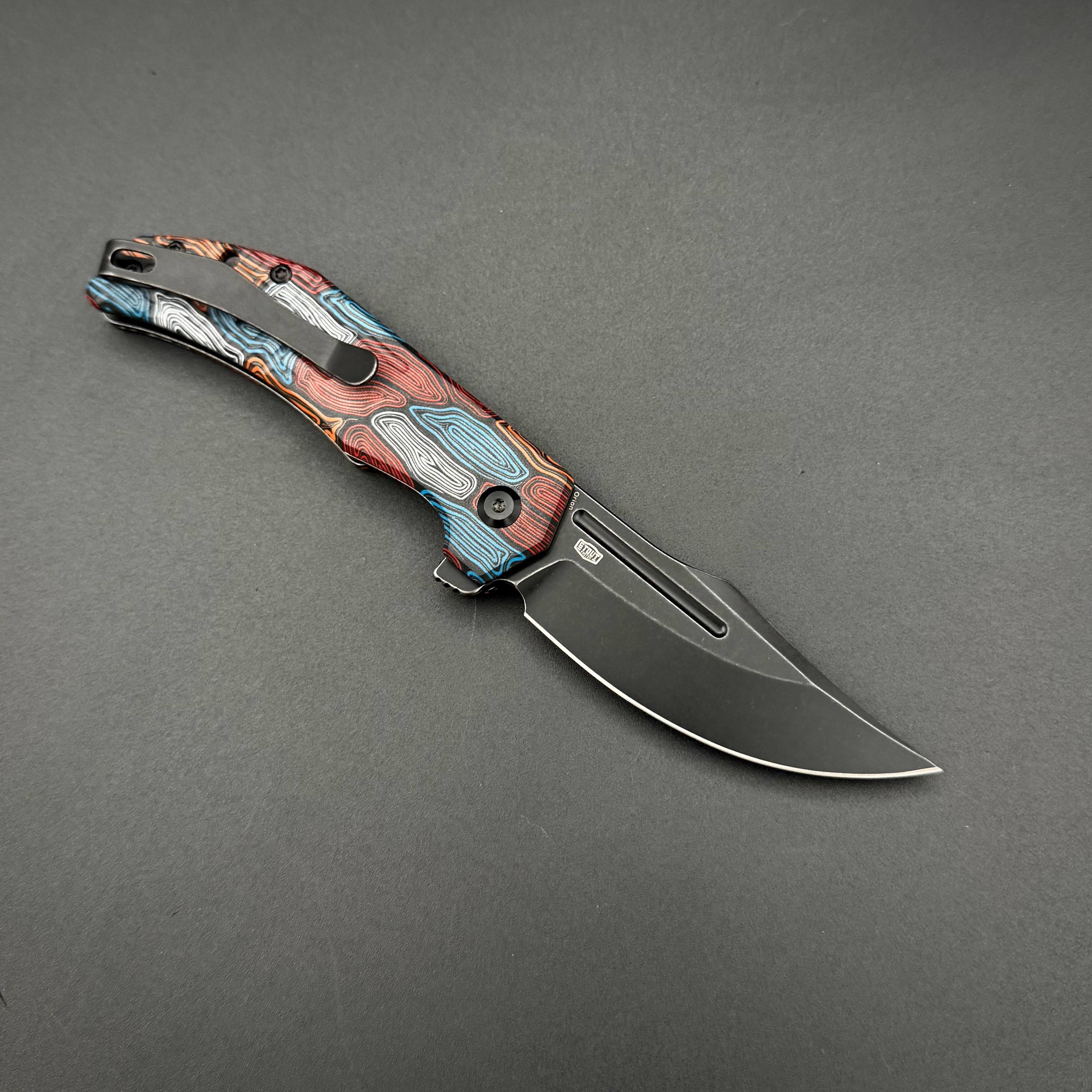 Складной нож Tenable Orion Sandvik 14C28N Multicolor Topo G-Mascus