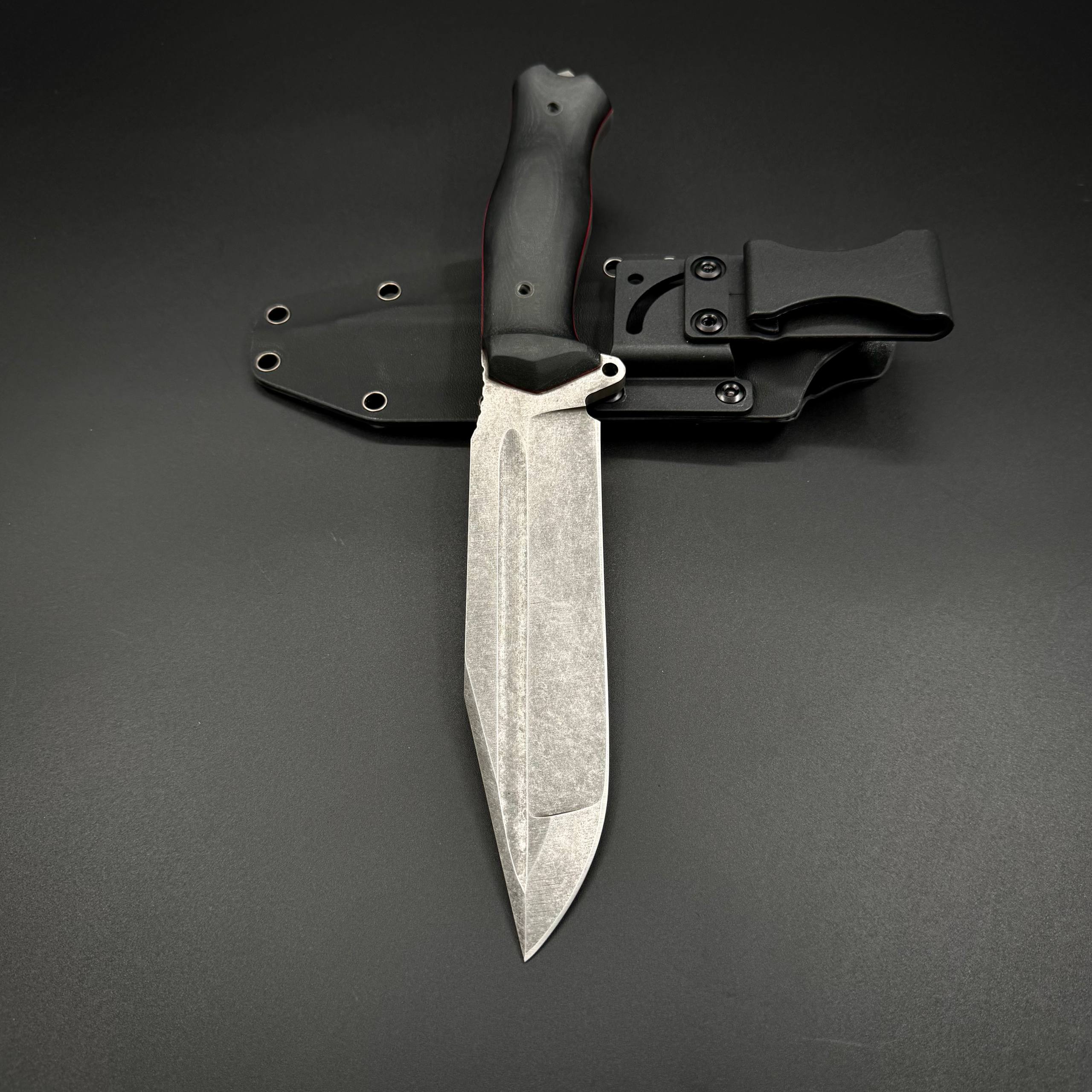 Тактический нож ручной работы Ksifos Black Max Knives
