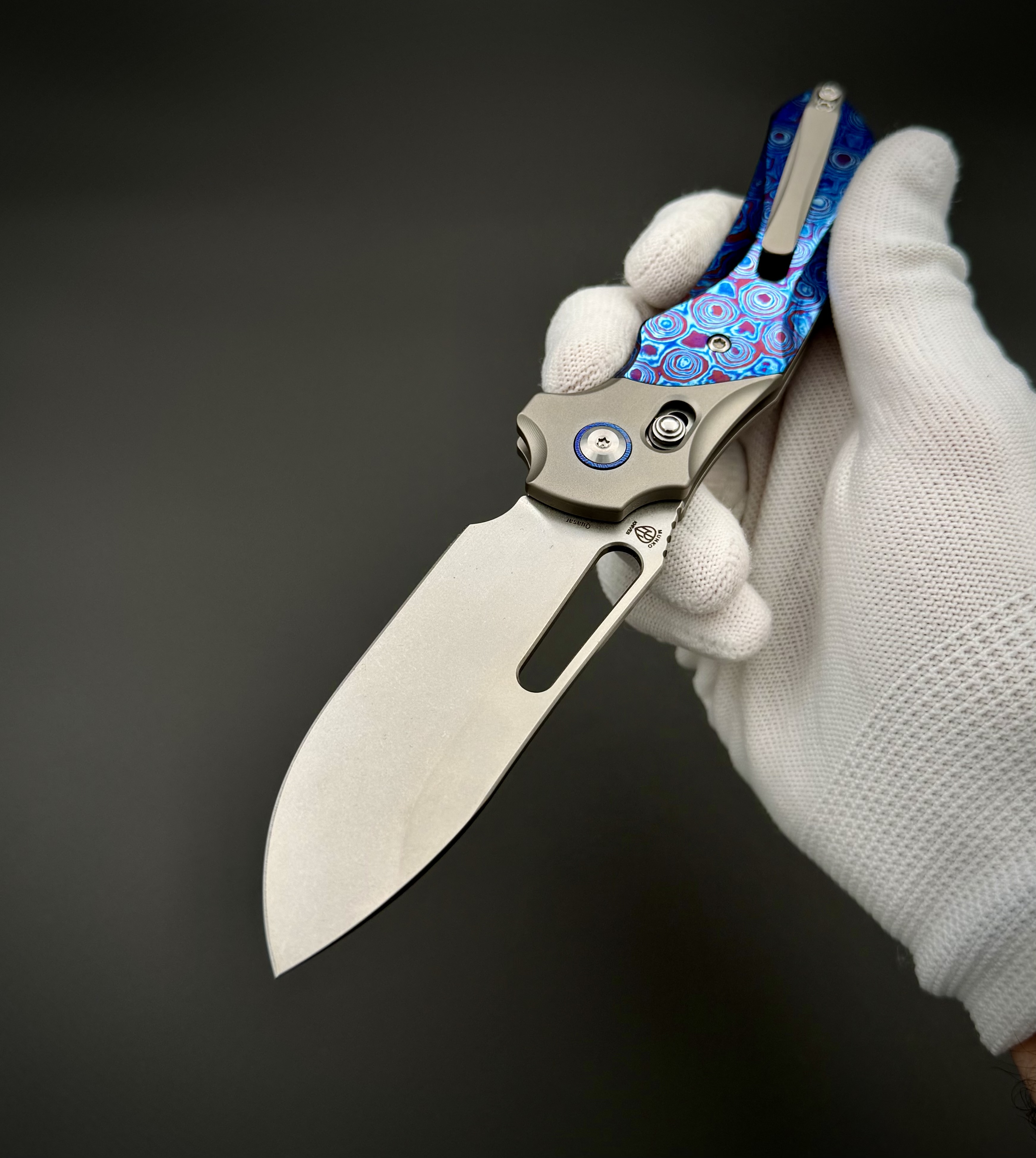 Складной нож Quasar Kansept Timascus