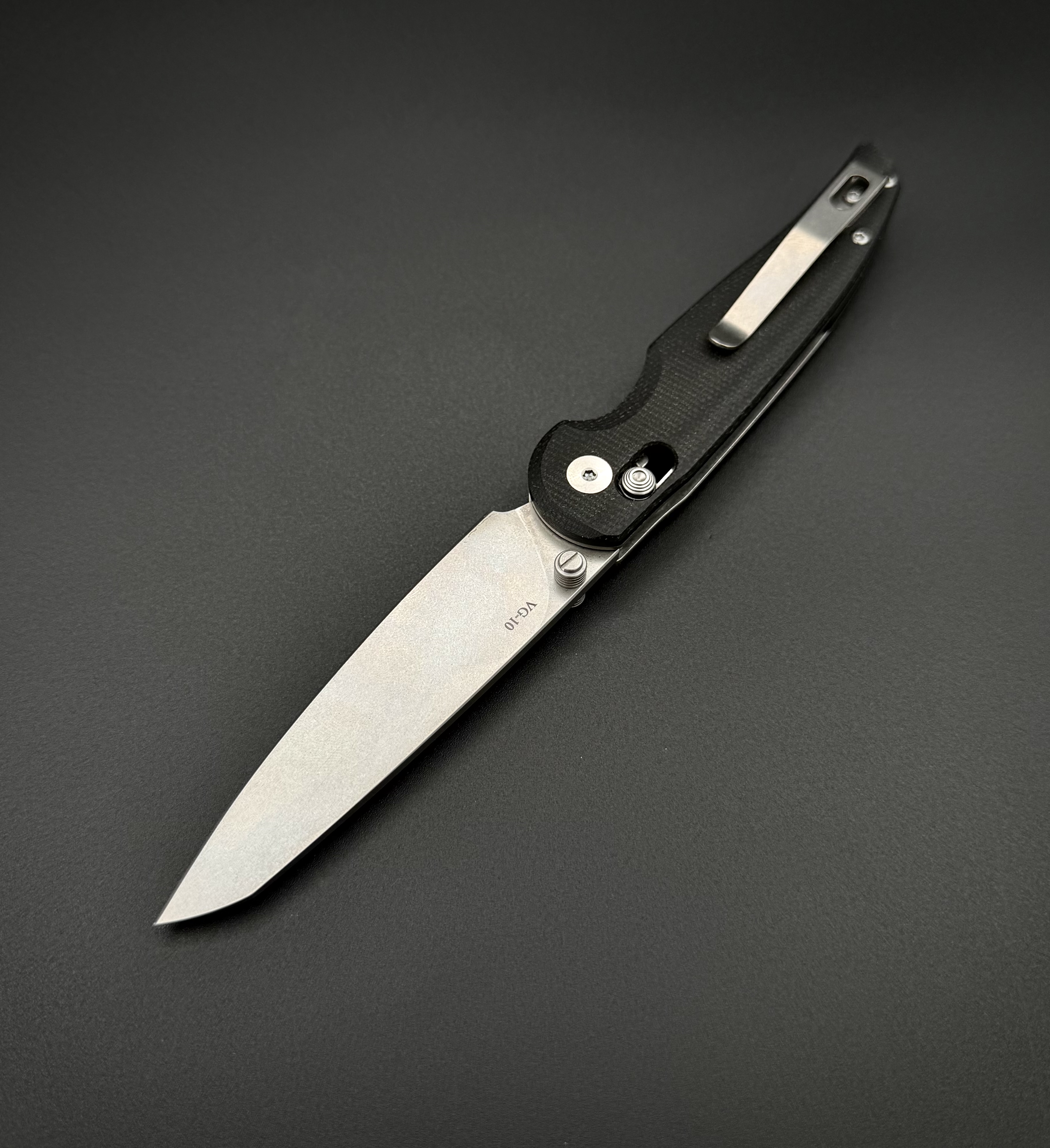 Складной нож Flinx-A Black VG-10 Alpha Miu